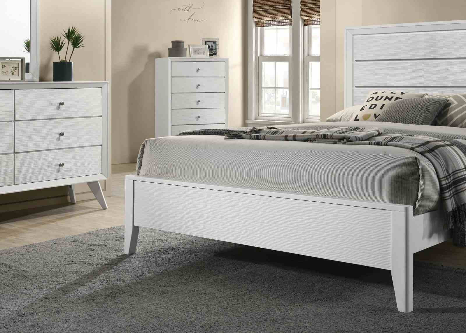 Dortmund Cal.King Bed, White - Image 3