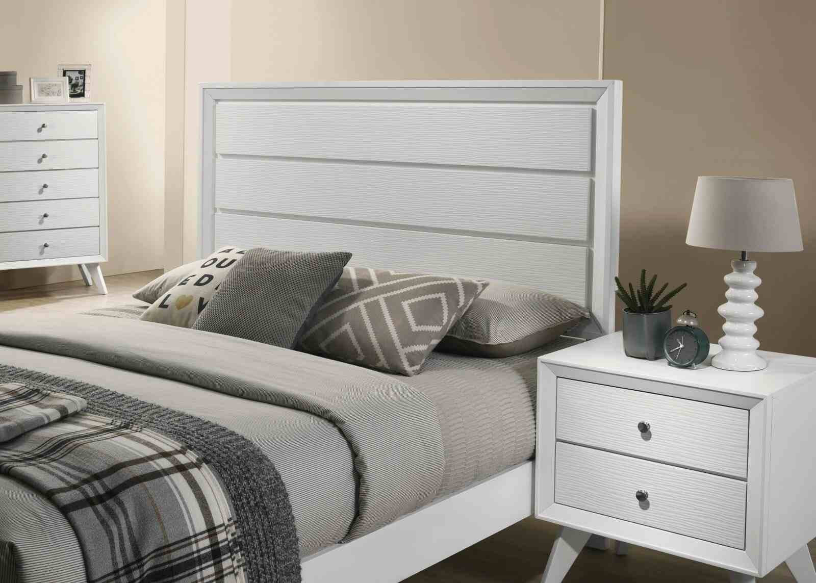 Dortmund Cal.King Bed, White - Image 4