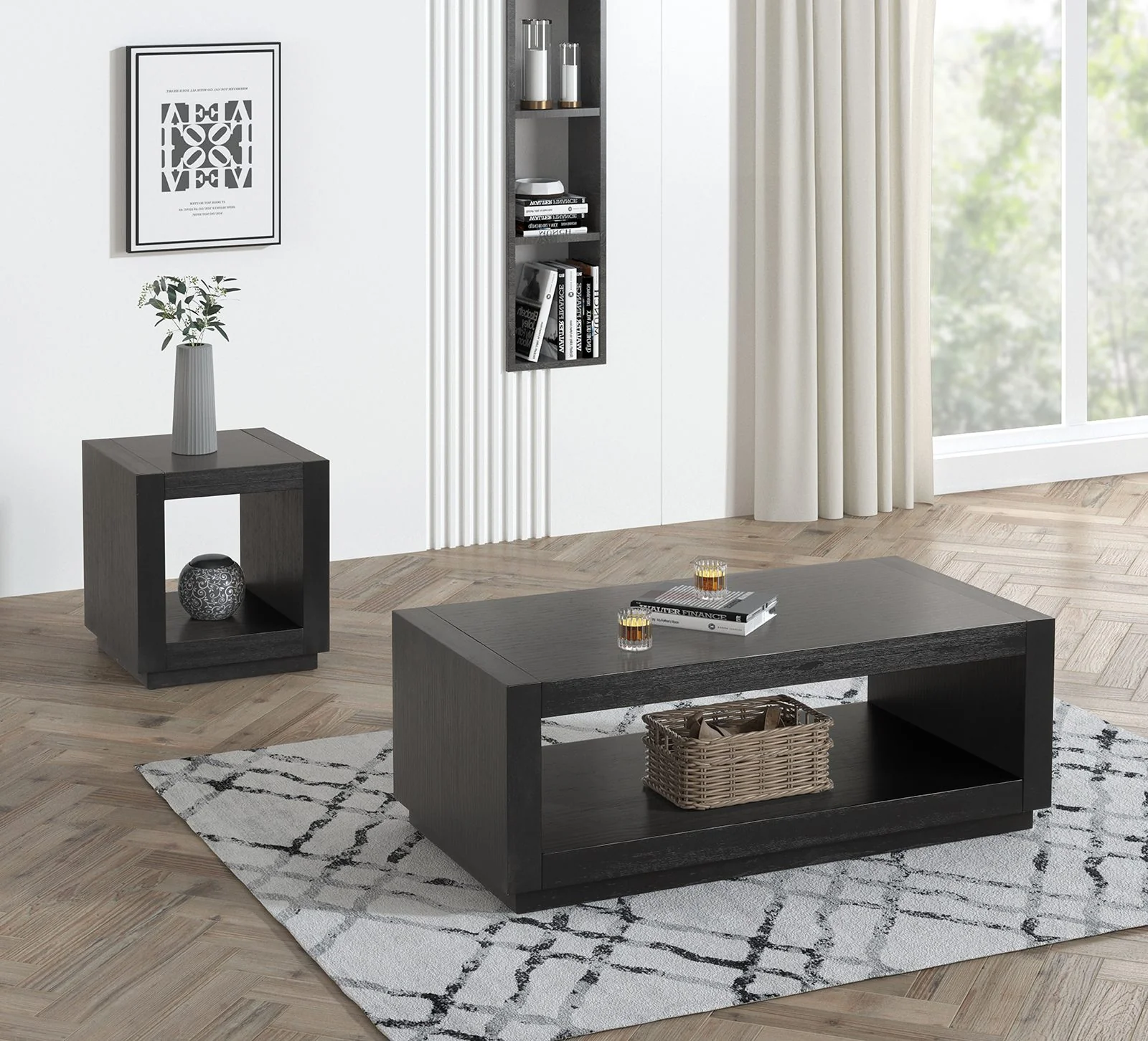 Dothan Coffee Table, Black - Image 2