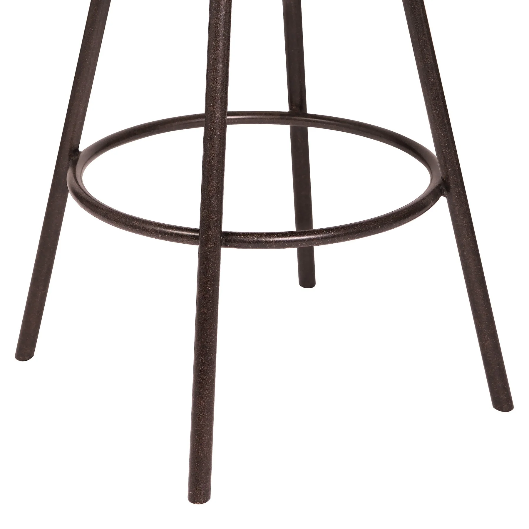 Dover 26" Counter Height Barstool in Auburn Bay and Brown Faux Leather - Image 5