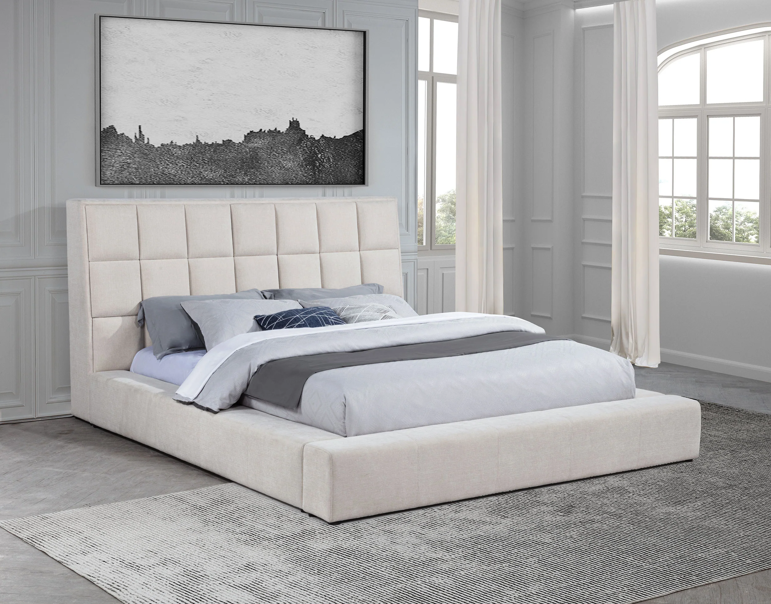 Dreux Panel Platform Bed - Image 2