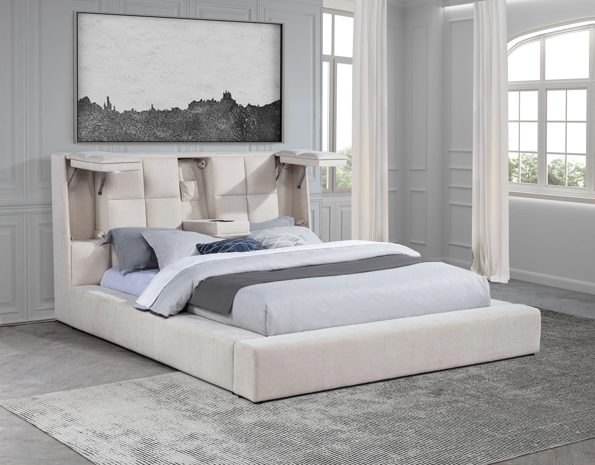 Dreux Panel Platform Bed - Image 31