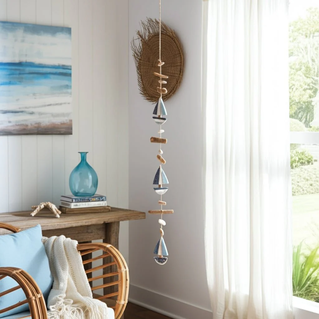 Driftwood, 39"l Boat Hangings, Multi - Image 9