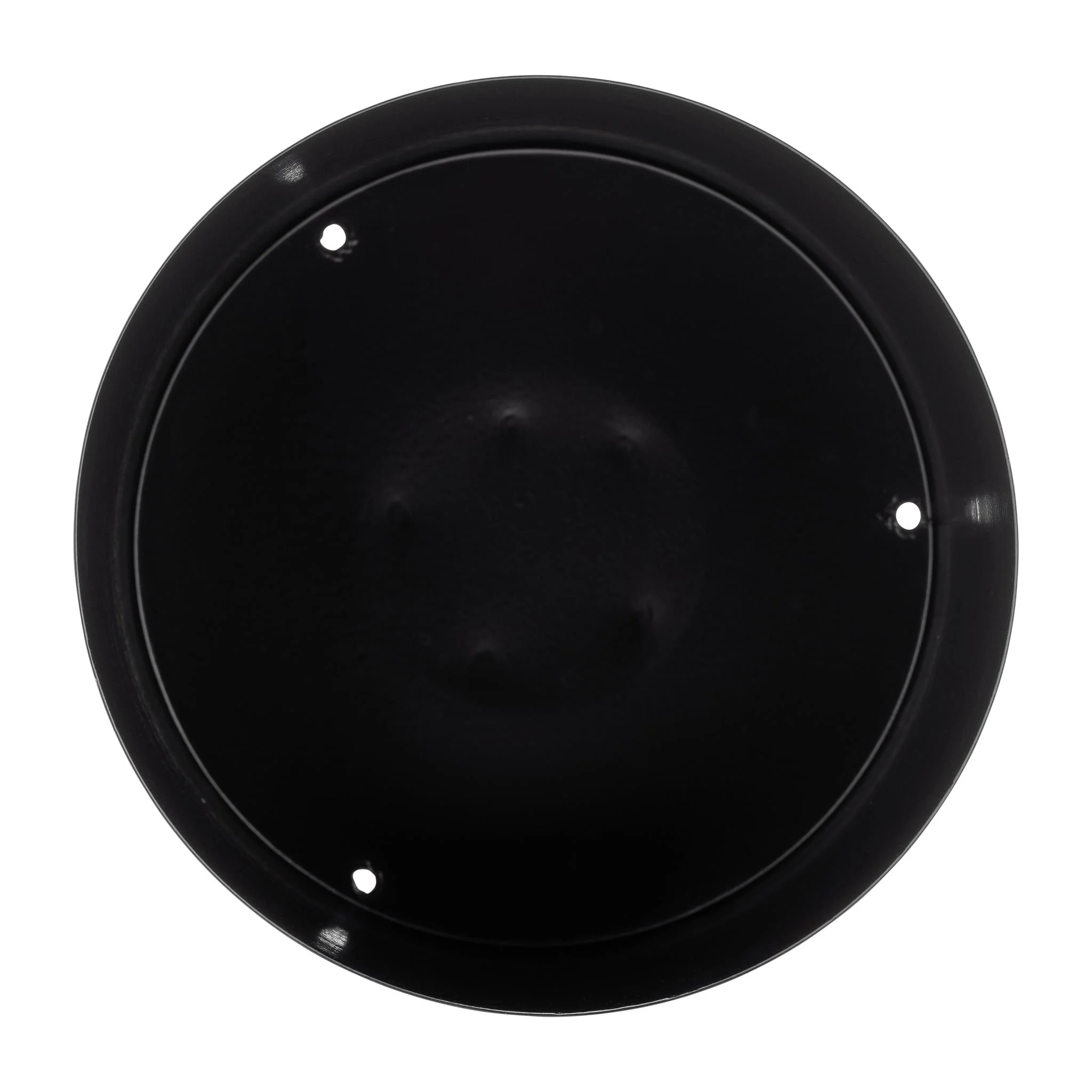 Ec Metal,6",flat Round Base Planter,black - Image 3
