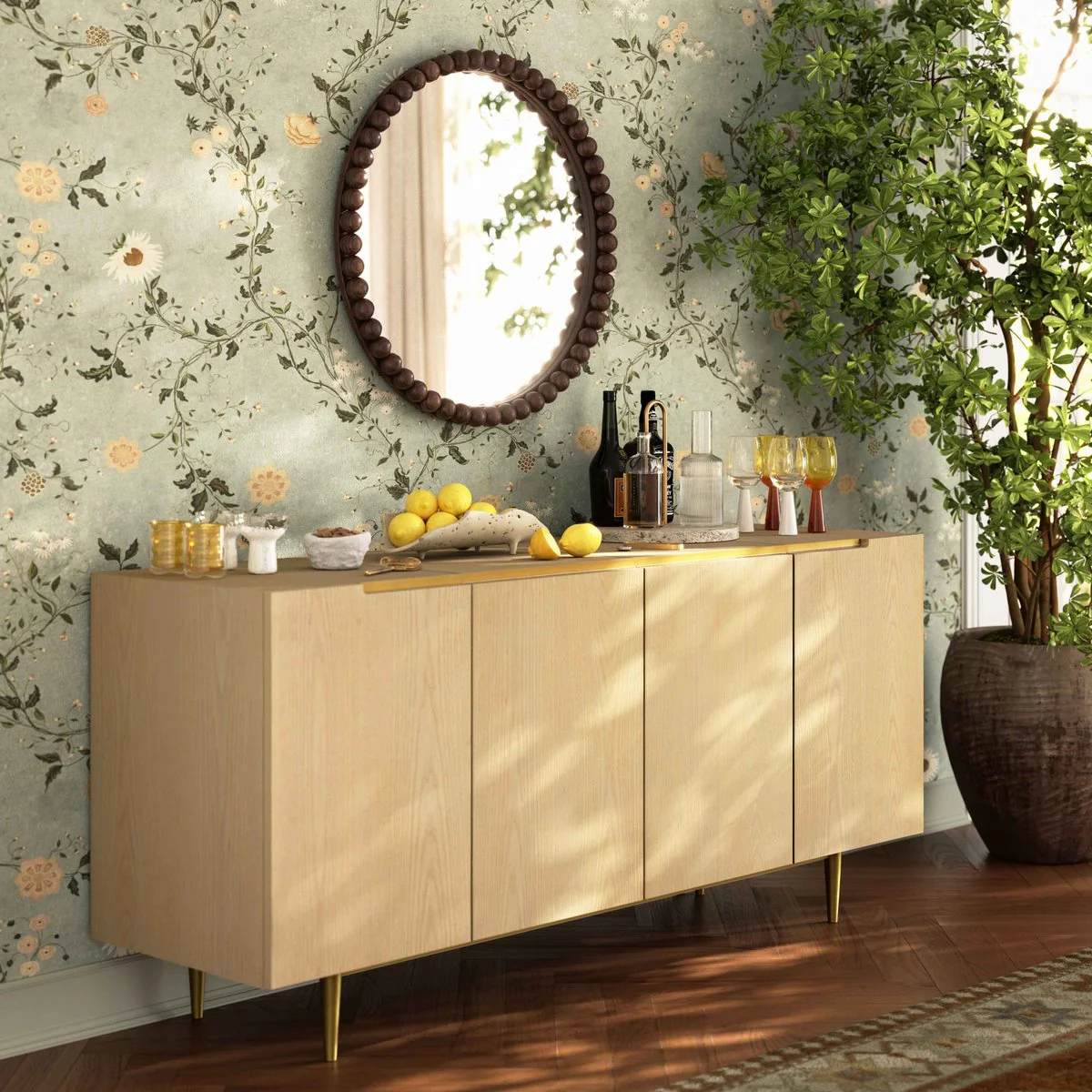 Echo Washed Natural Ash Sideboard - Image 2