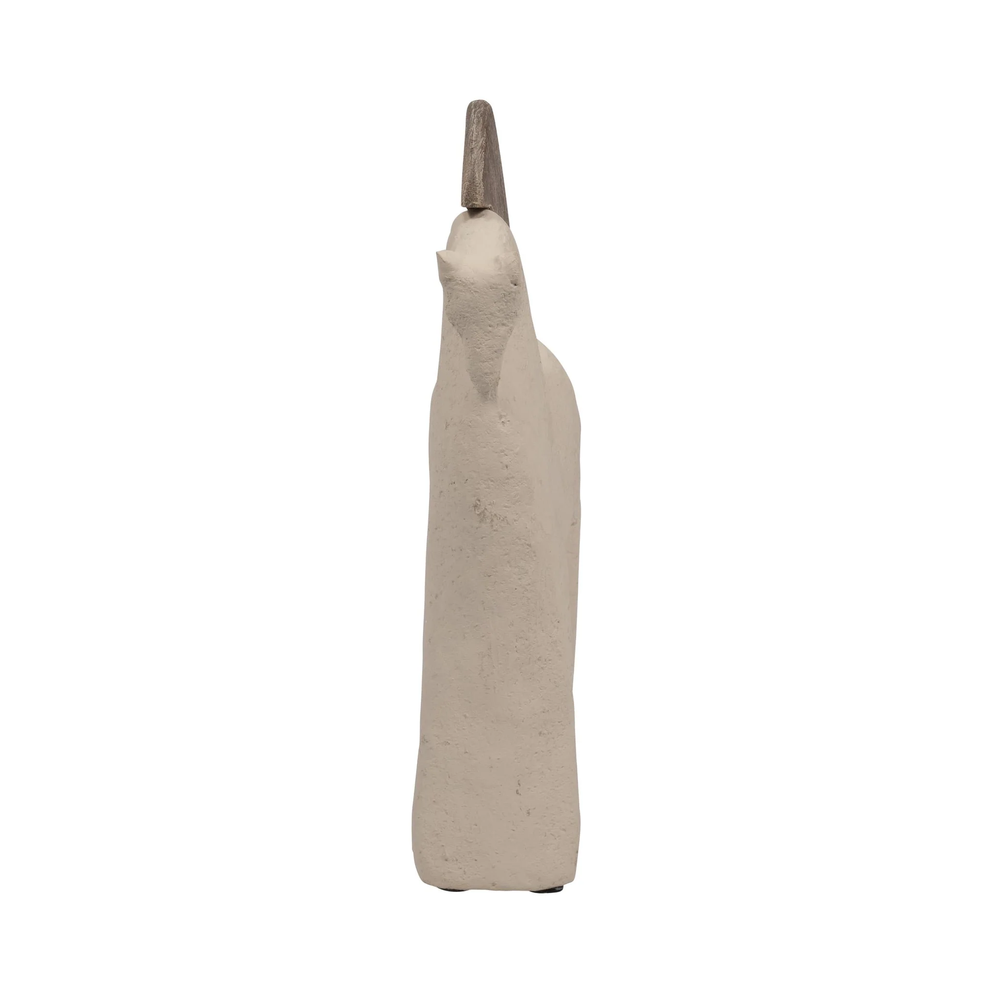 Ecomix, 12" Horse Deco, Ivory - Image 3
