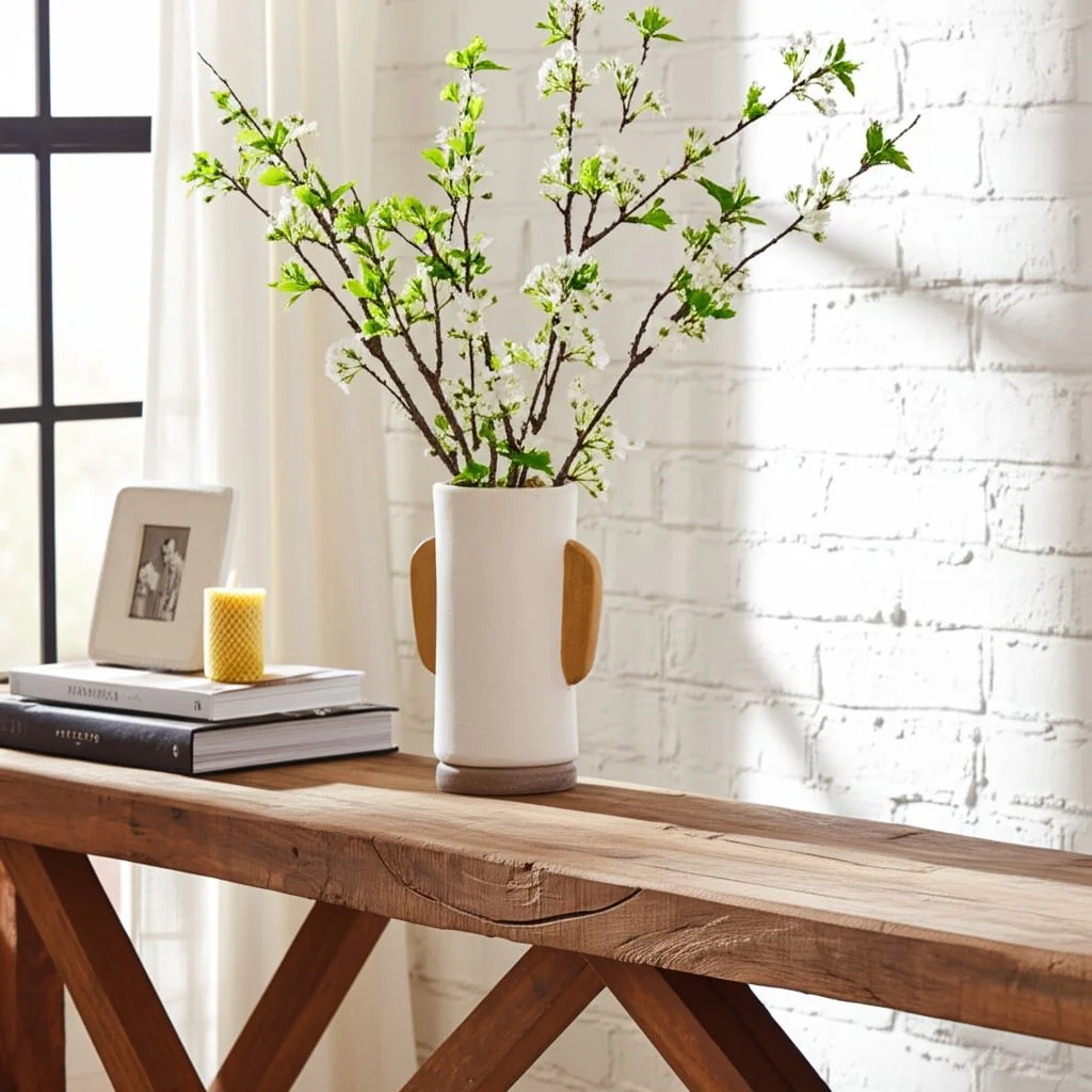 Ecomix, 13" Organic Vase, Ivory - Image 10