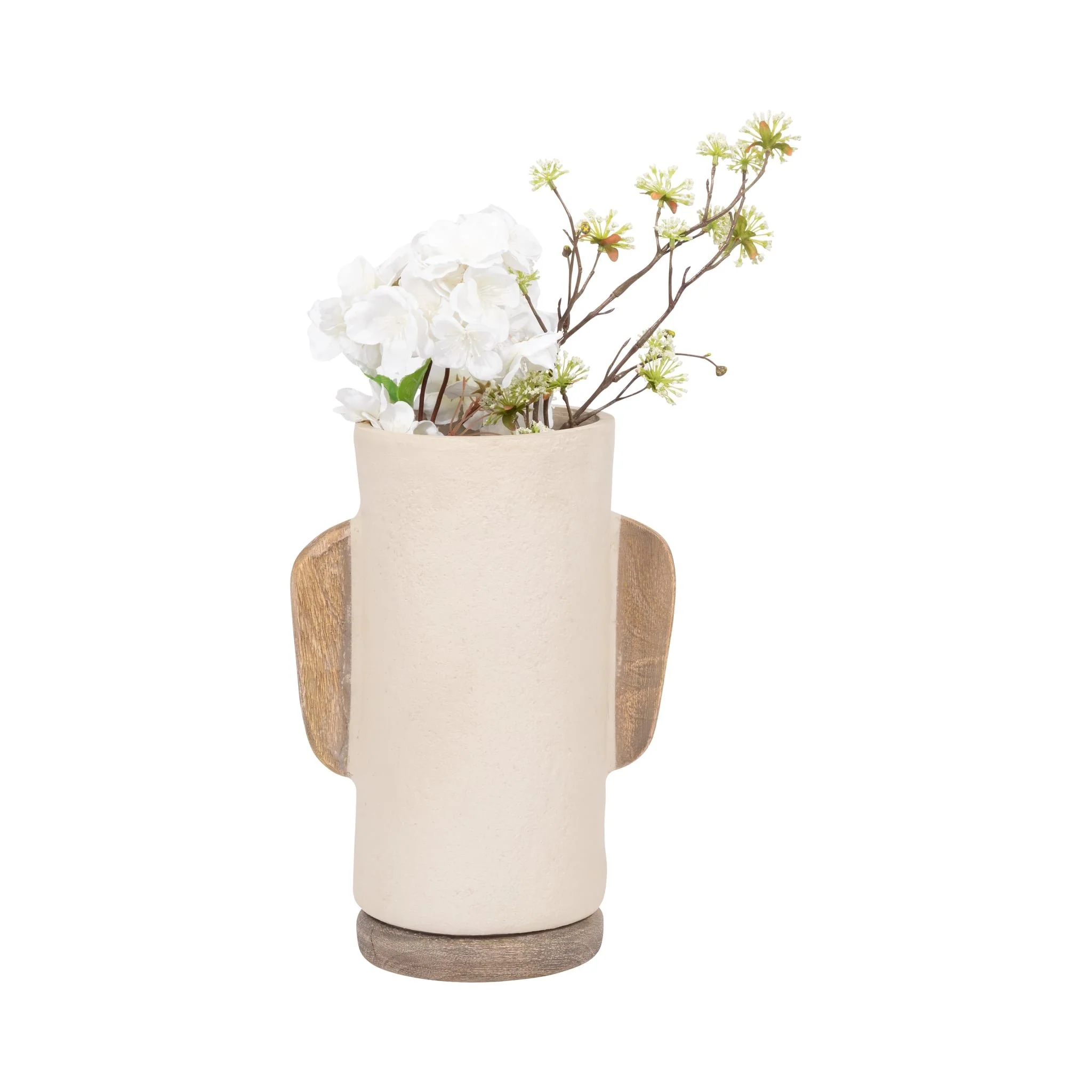 Ecomix, 13" Organic Vase, Ivory - Image 2