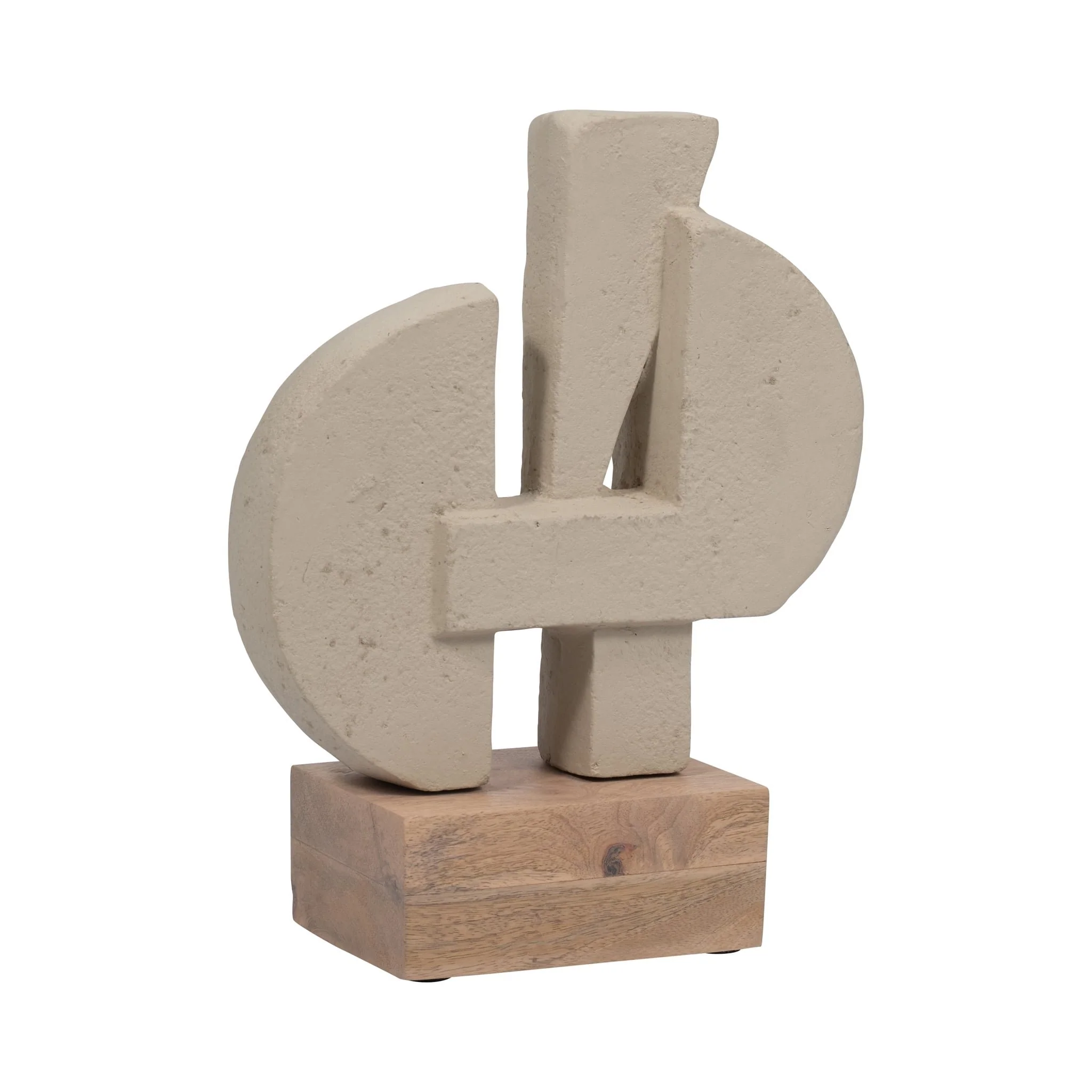 Ecomix, 13" Table Sculpture, Ivory - Image 2