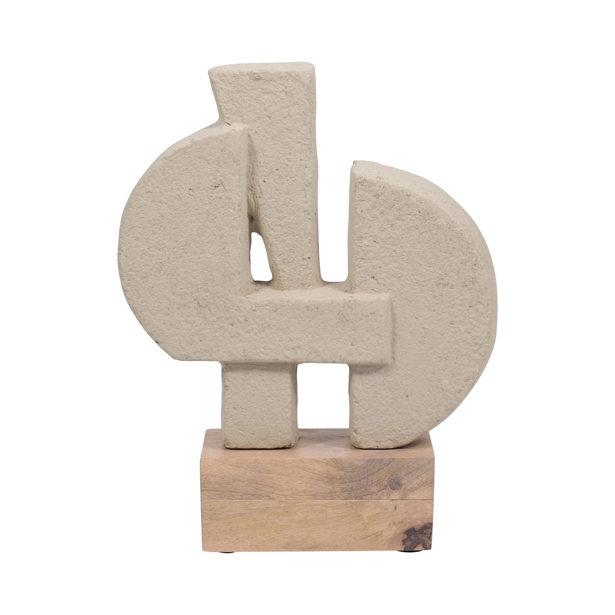 Ecomix, 13" Table Sculpture, Ivory - Image 4