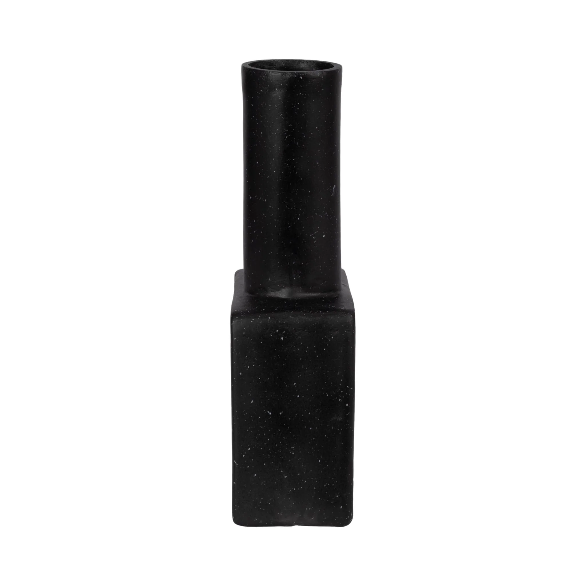 Ecomix, 18" Trendy Vase W Handle, Black - Image 4