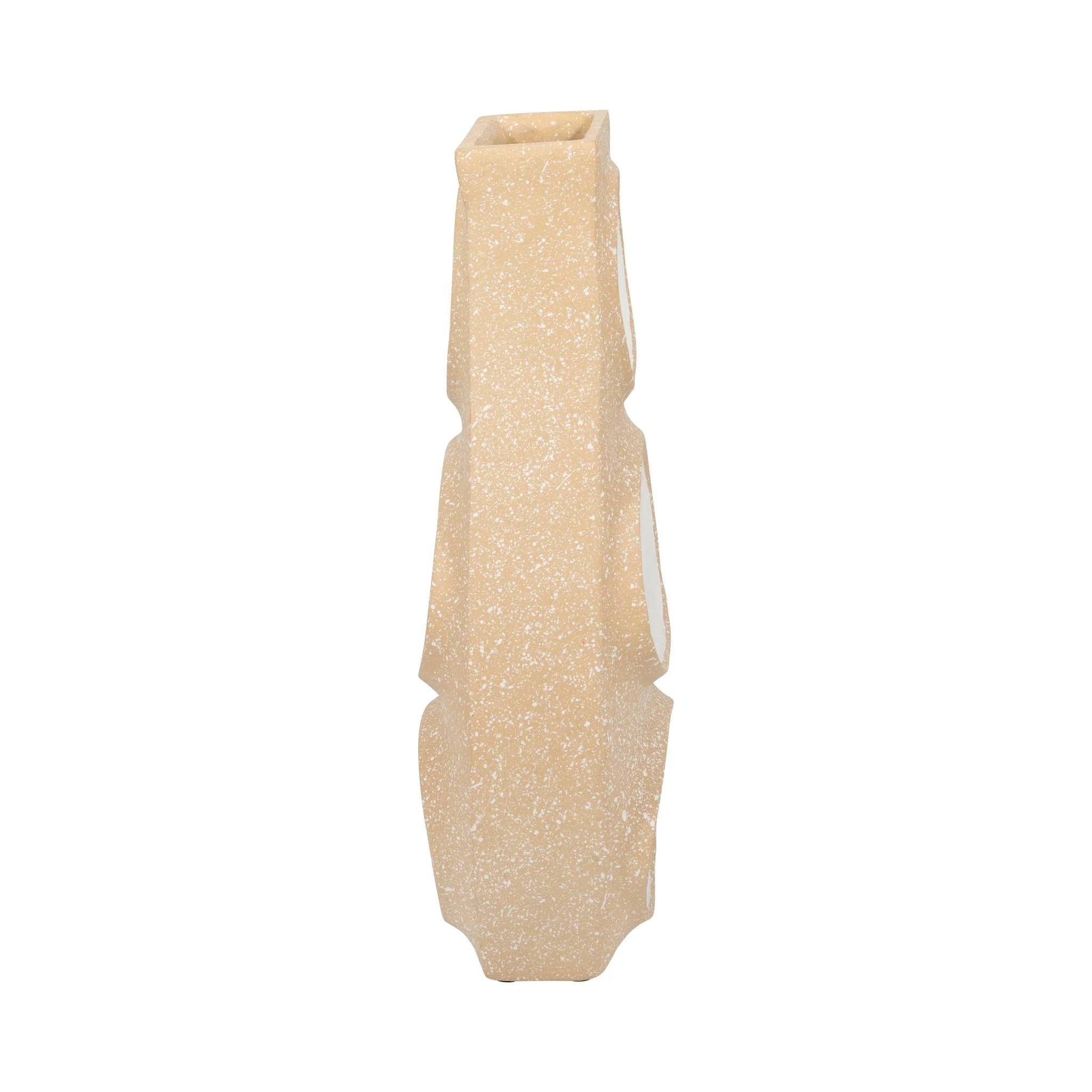 Ecomix, 19" Big Polka Dot Vase, Ivory - Image 4