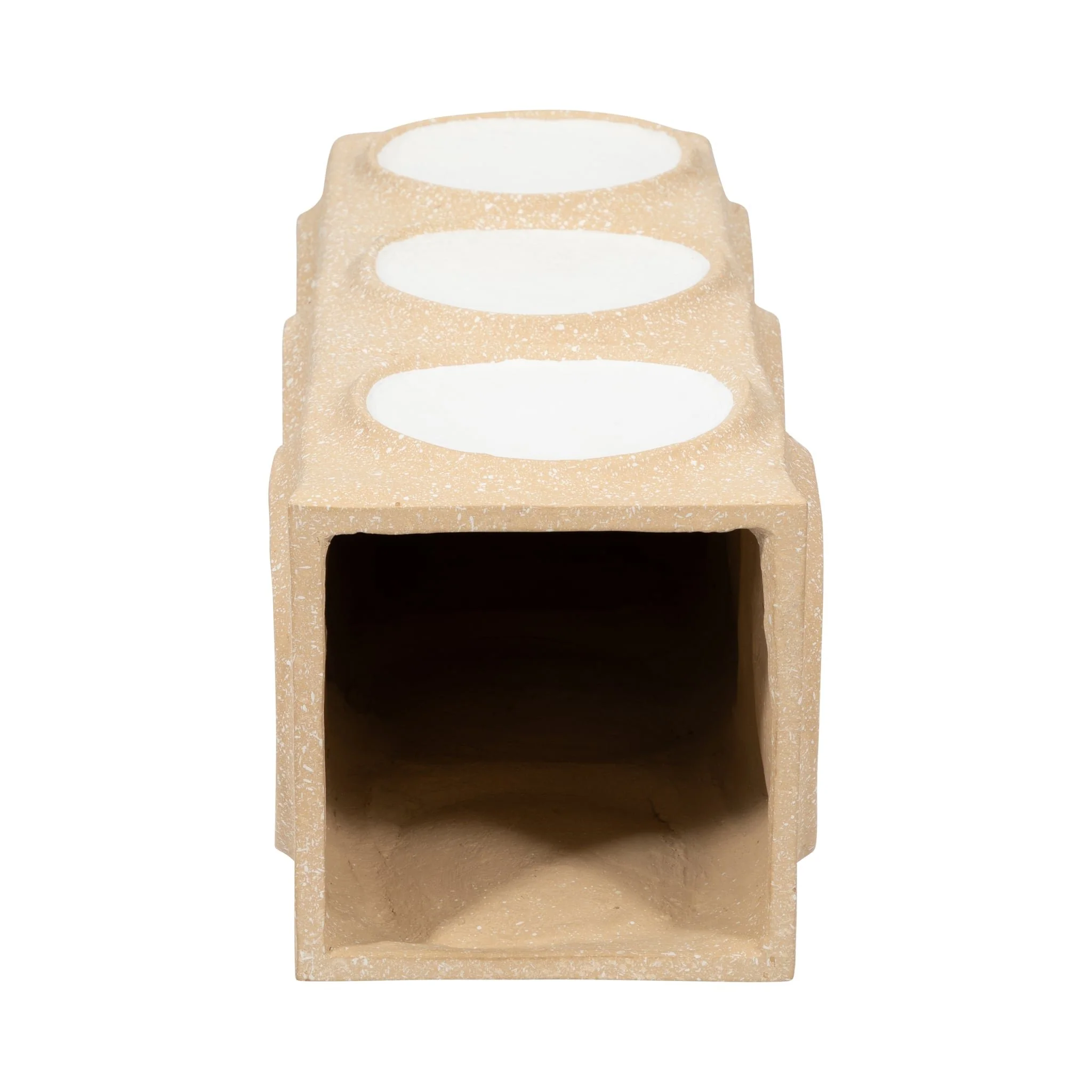Ecomix, 21" Big Polka Dot Vase, Ivory - Image 6
