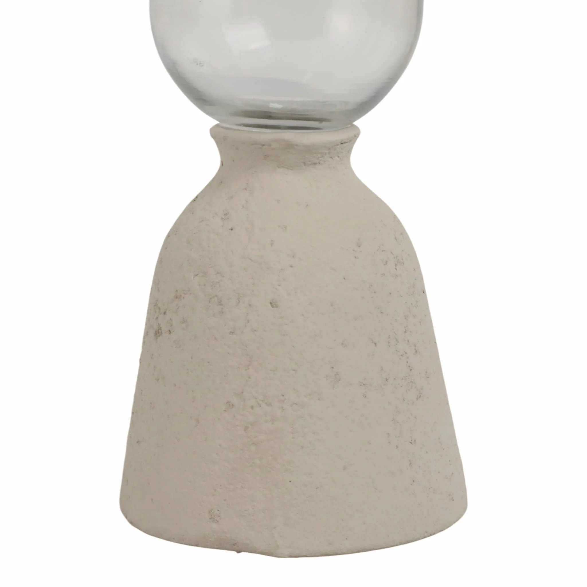 Ecomix/glass, 9" Vase, Ivory - Image 5