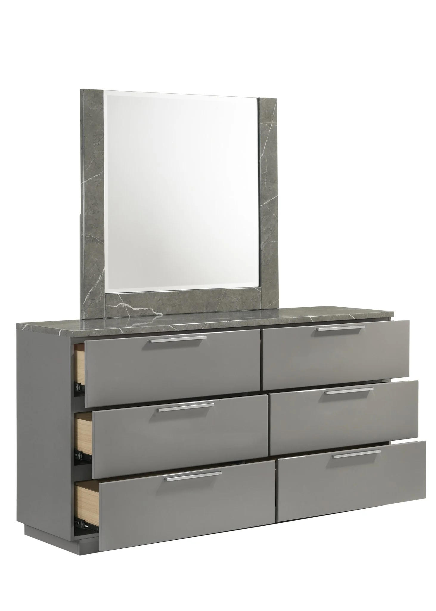 Elara Queen 4PC Bedroom Set Gray - Image 7