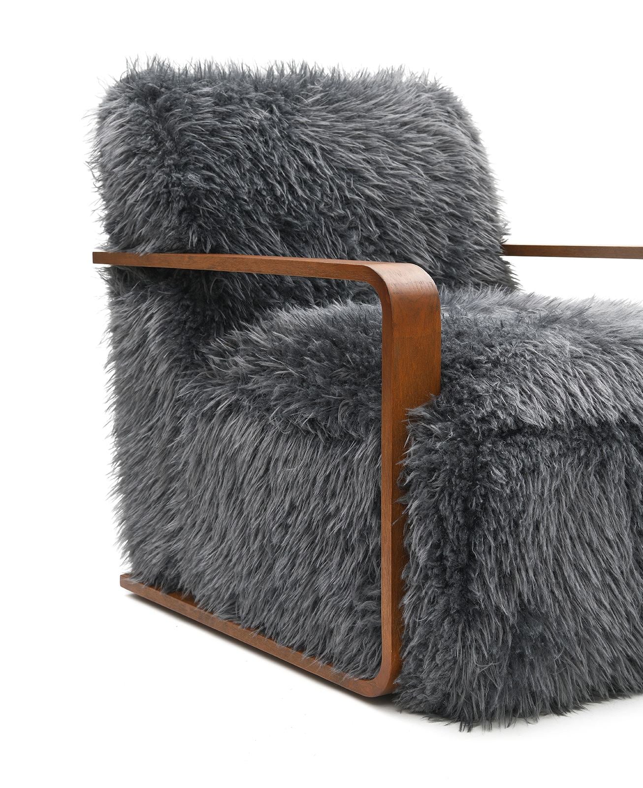 Elardo Accent Chair, Charcoal Gray - Image 6