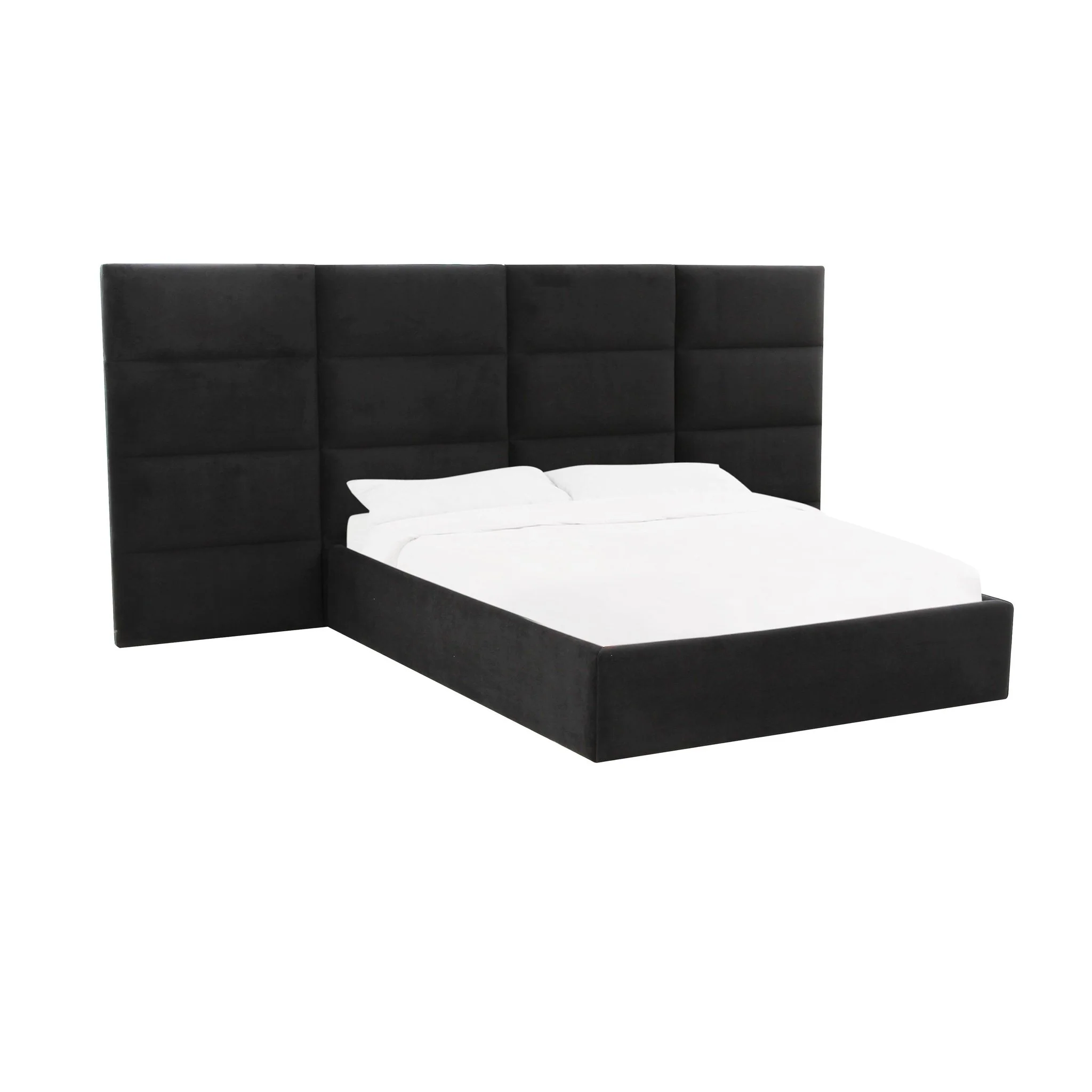 Eliana Black Velvet King Wings (Set of 2) - Image 3