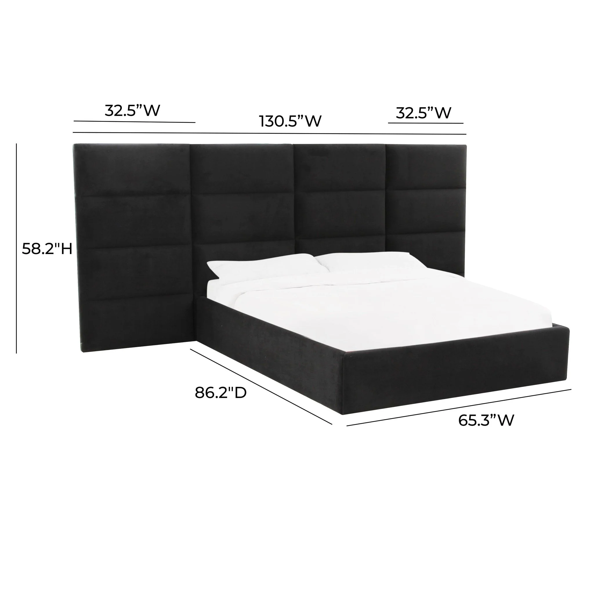 Eliana Black Velvet Queen Wings (Set of 2) - Image 7
