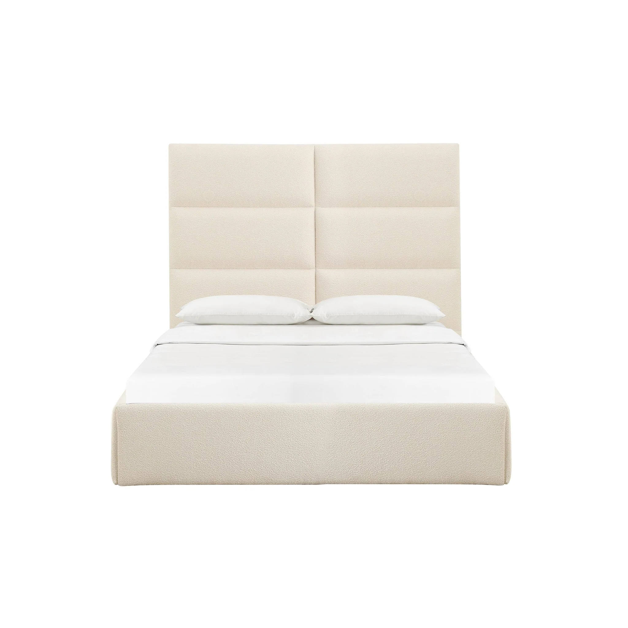 Eliana Cream Boucle King Bed - Image 3