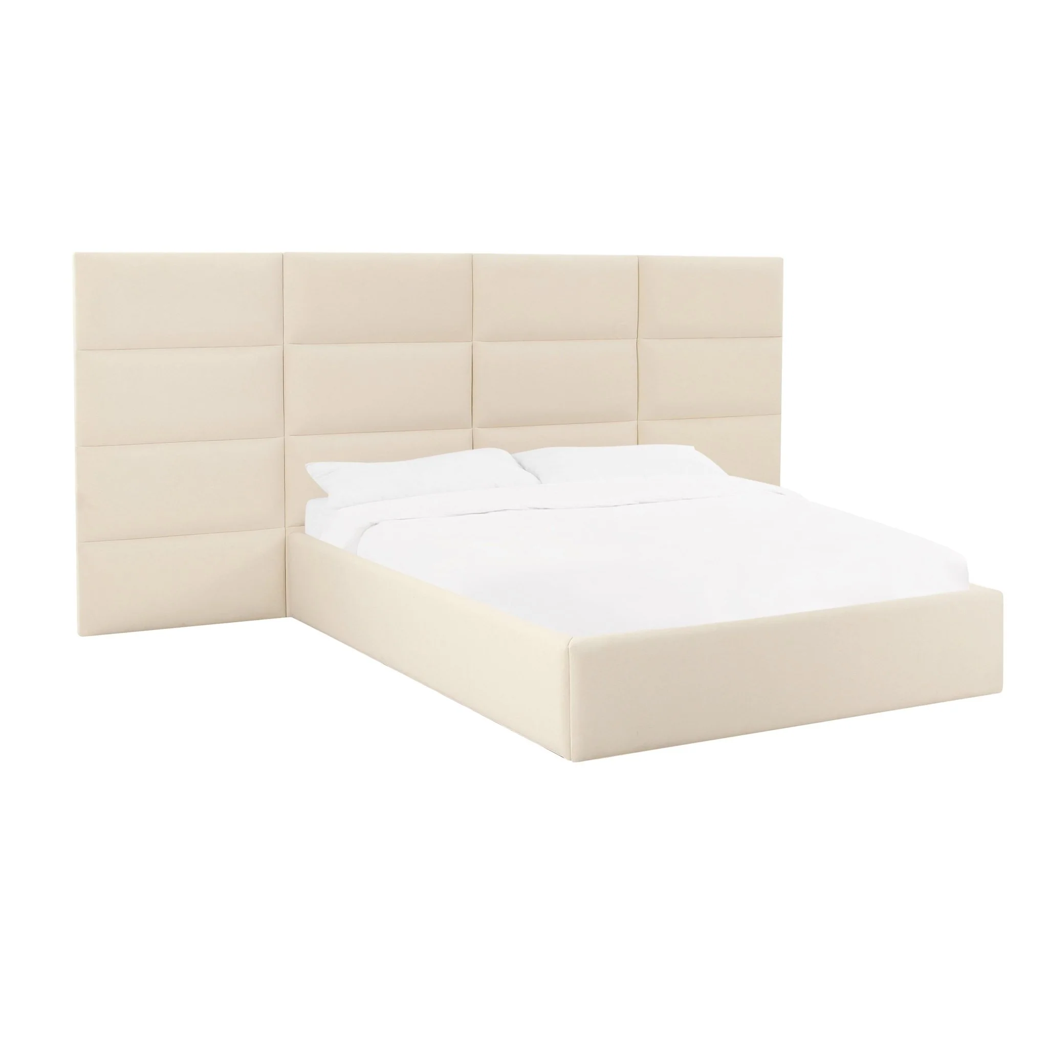 Eliana Cream Velvet Queen Wings (Set of 2) - Image 3