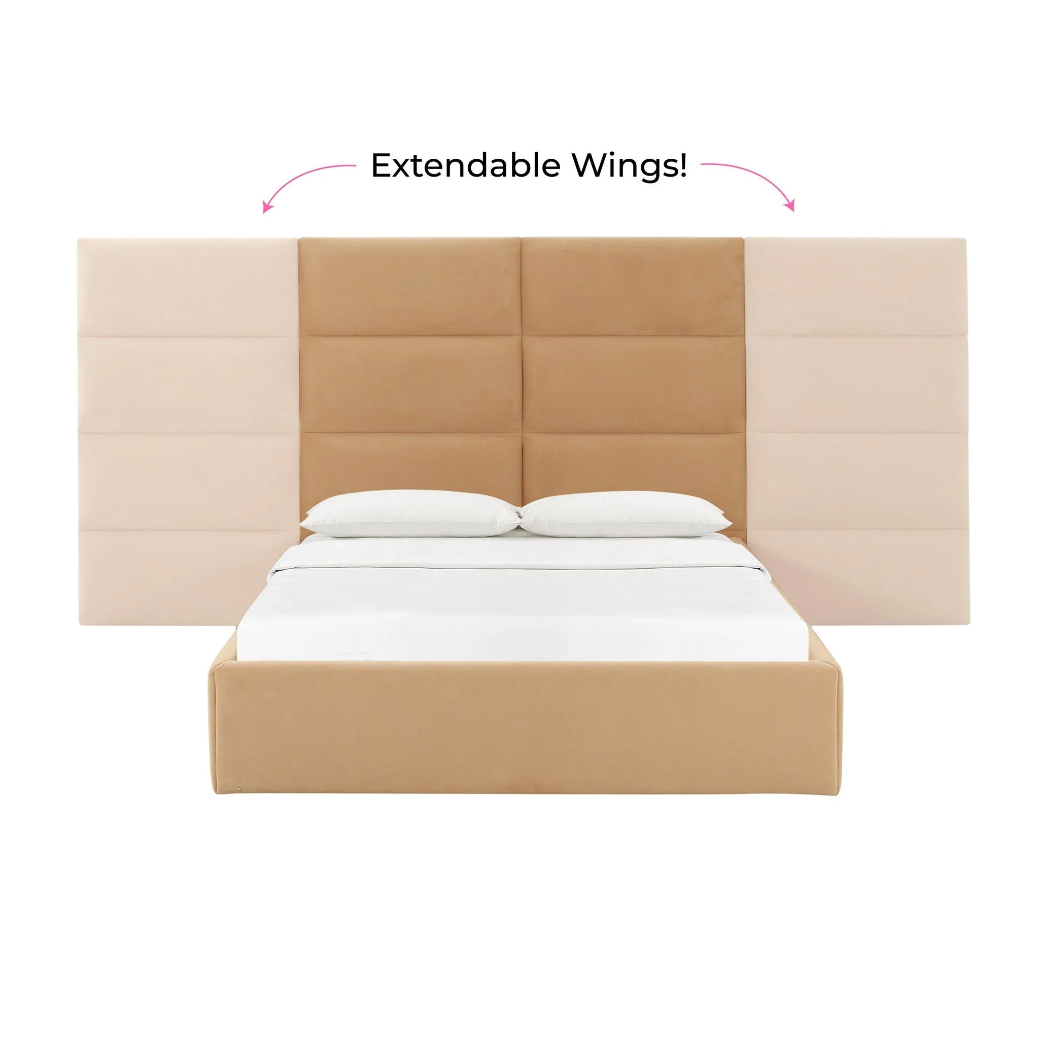 Eliana Honey Velvet King Wings (Set of 2) - Image 5