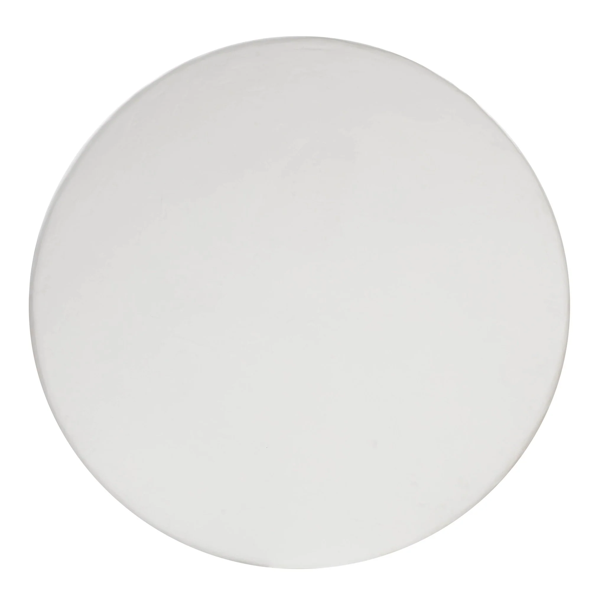 Elika White Faux Plaster Round Dining Table - Image 7
