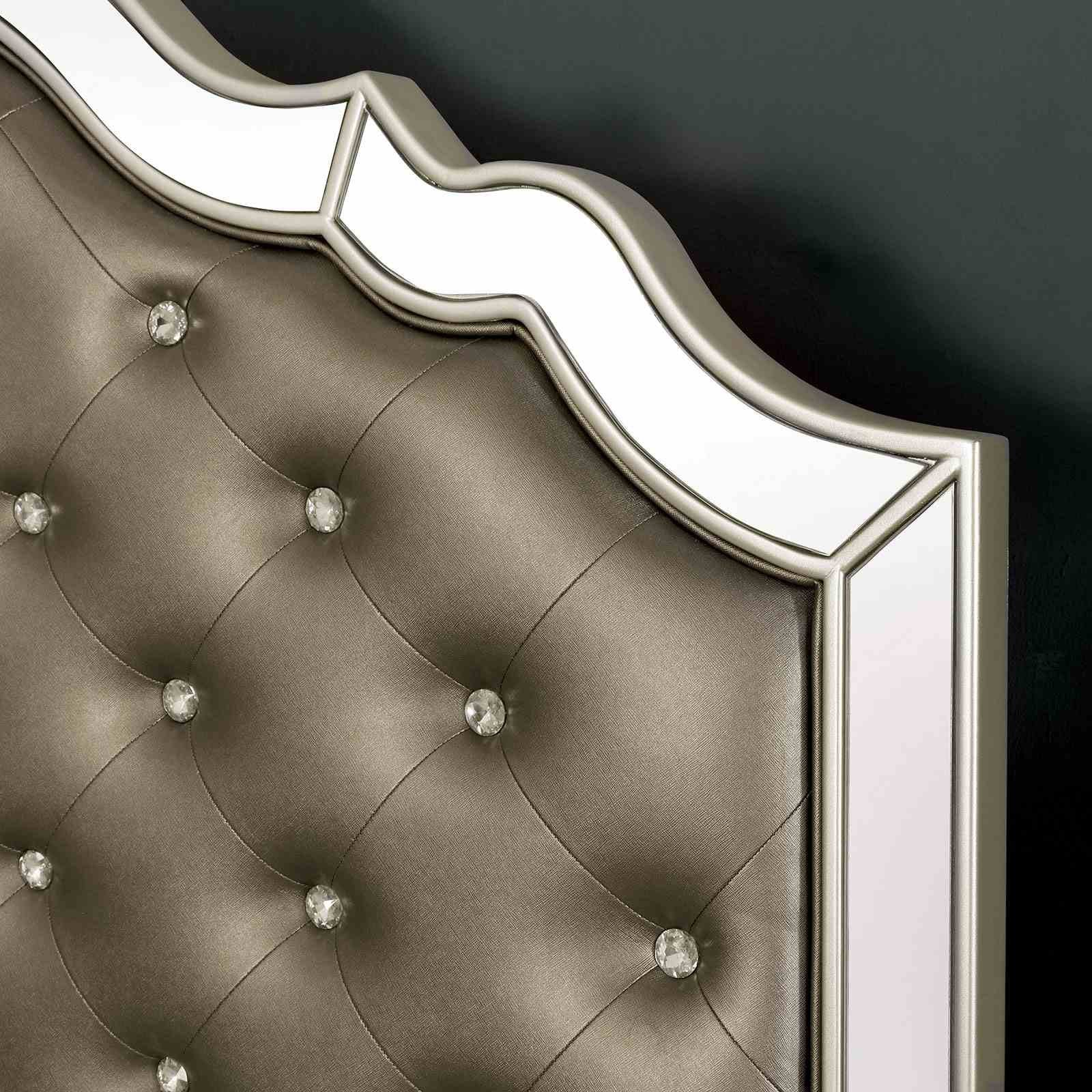 Eliora Queen Bed, Silver - Image 5