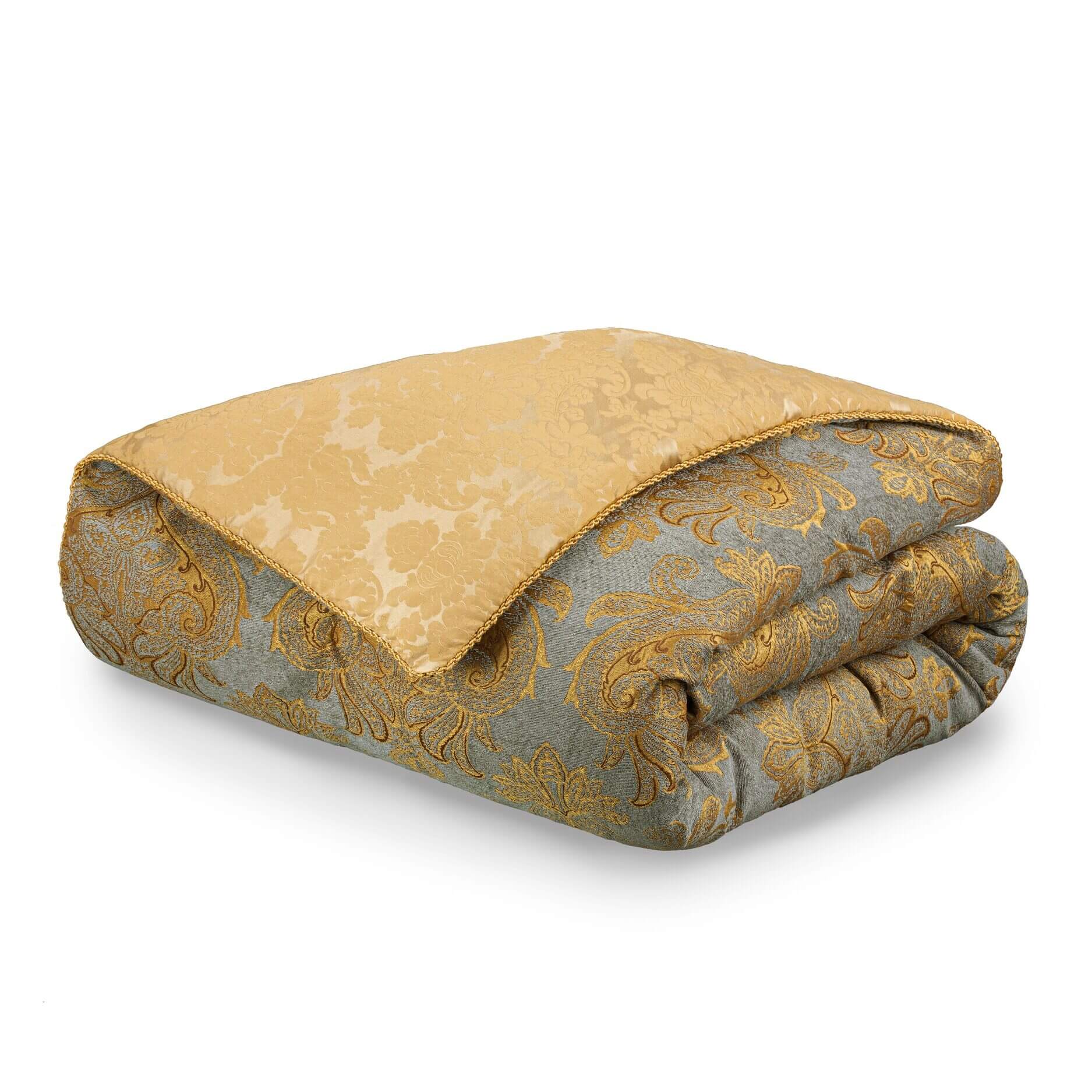 Elizabeth 13-Piece King Comforter Set - Aqua - Image 3