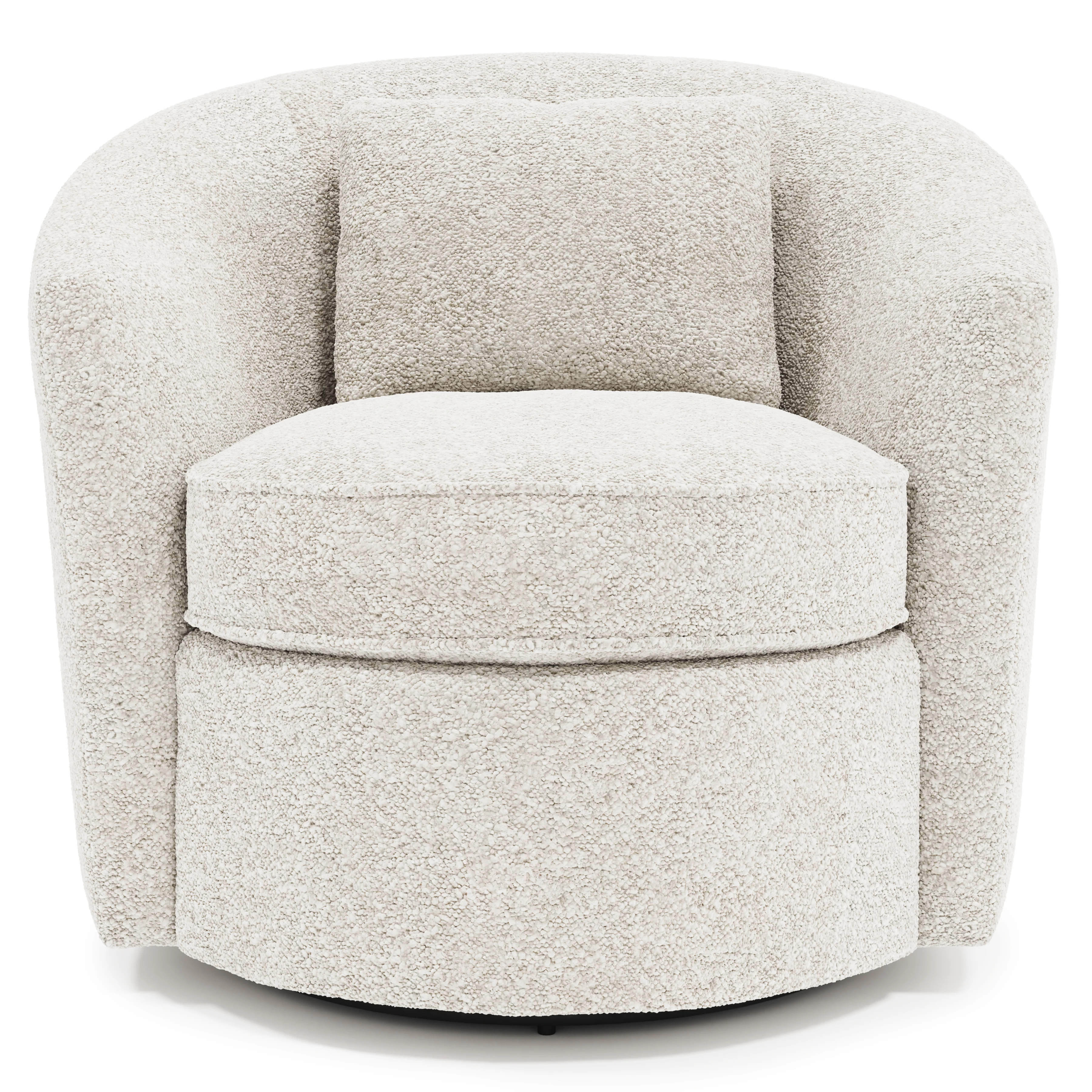 Elizabeth Fabric Swivel Chair - Image 2