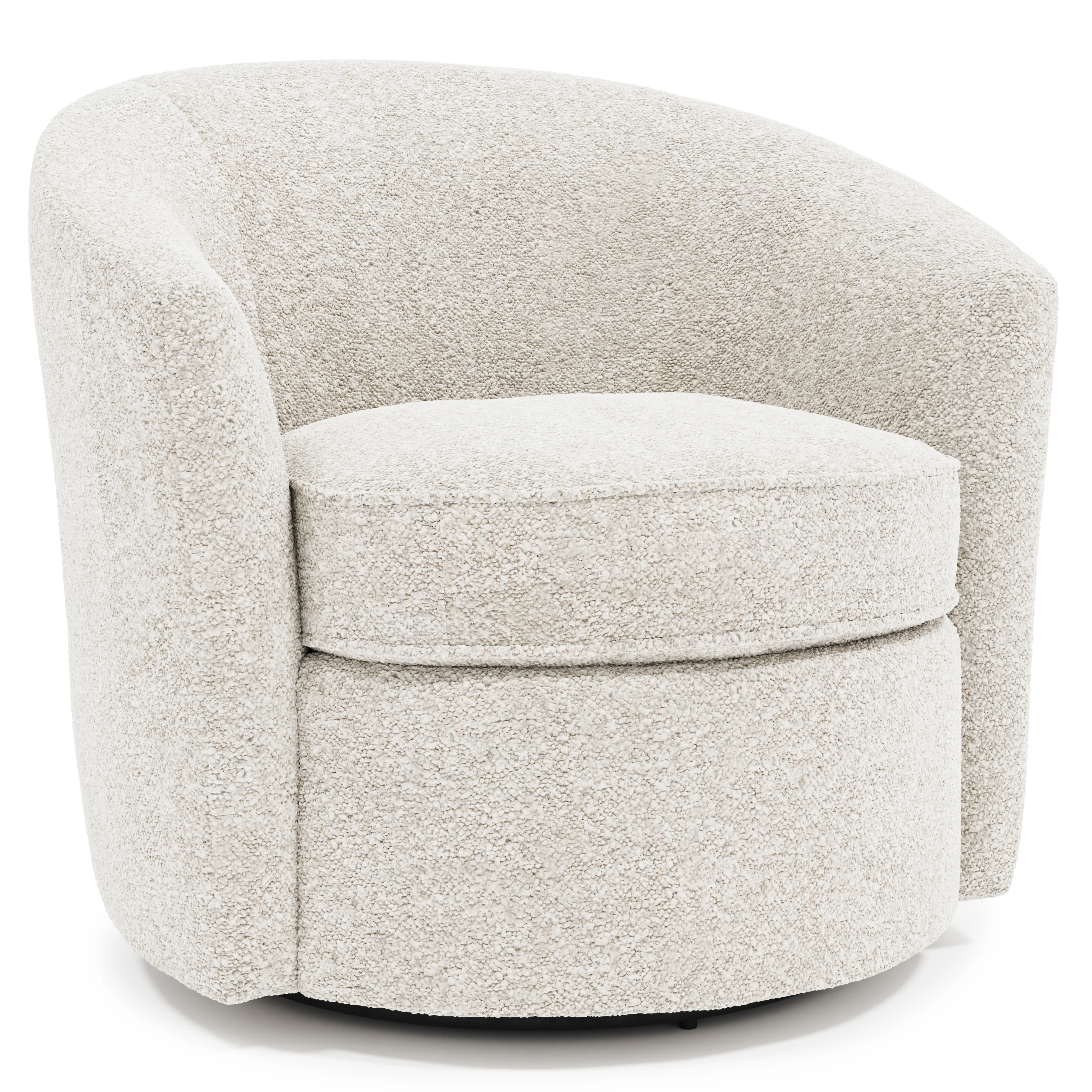 Elizabeth Fabric Swivel Chair - Image 5