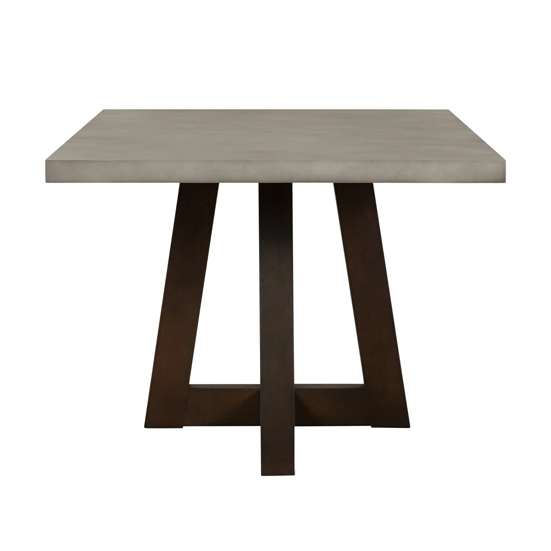 Elodie Gray Concrete and Dark Gray Oak Rectangle Dining Table - Image 3