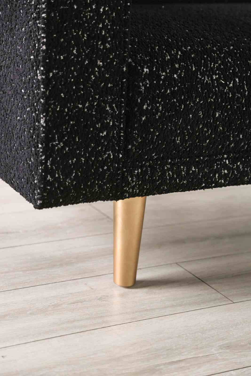 Elverum Loveseat, Black - Image 4