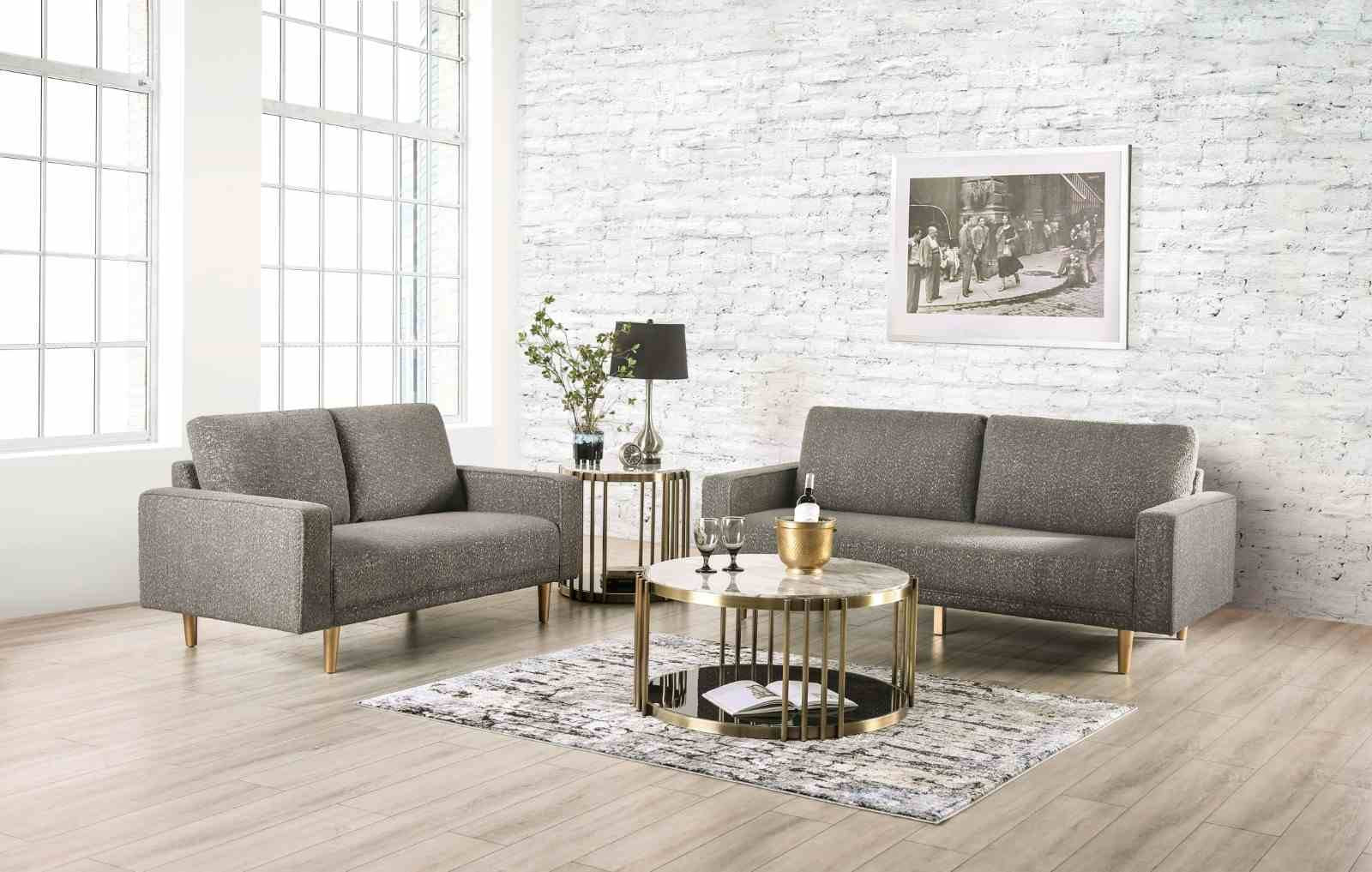 Elverum Loveseat, Charcoal Gray - Image 2