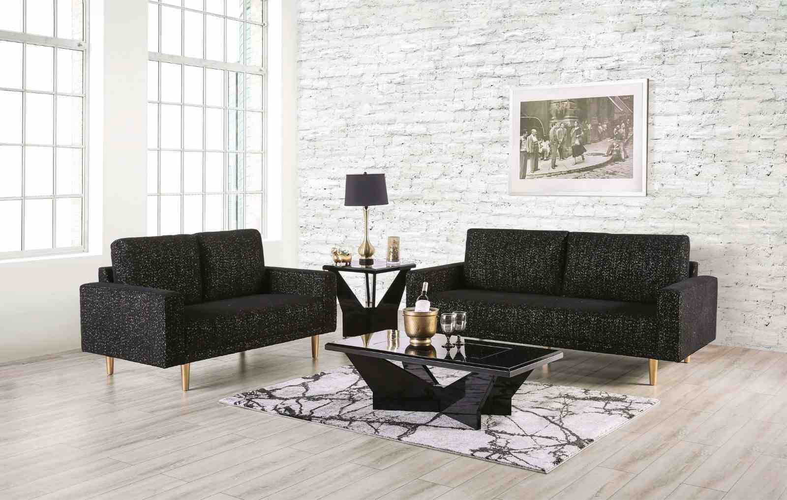 Elverum Sofa, Black - Image 2