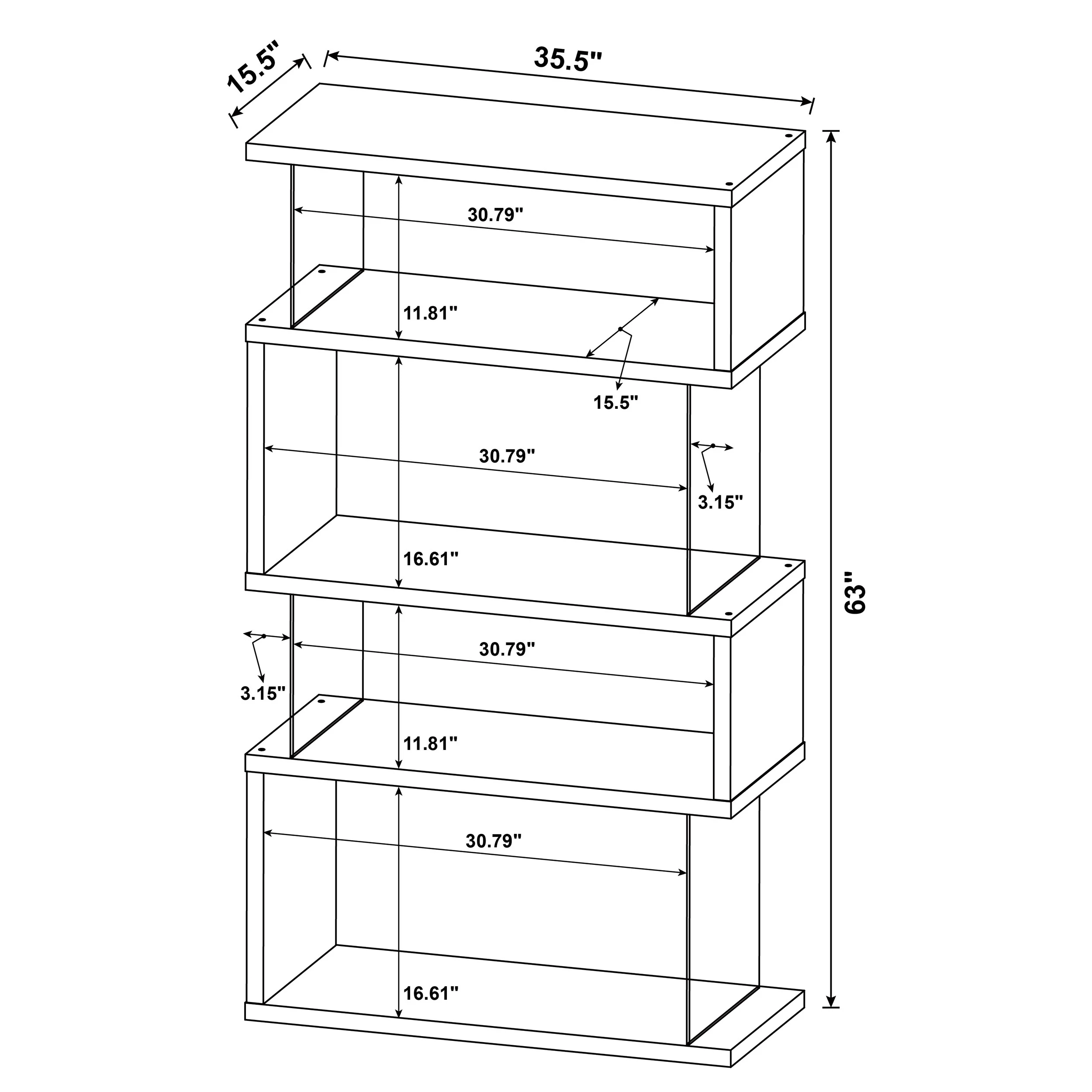 Emelle Bookshelf - Image 29