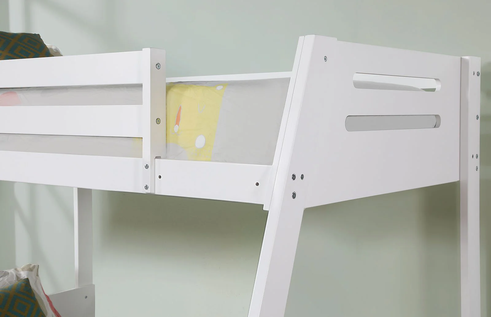 Emilee Twin/Full Bunk Bed, White - Image 2