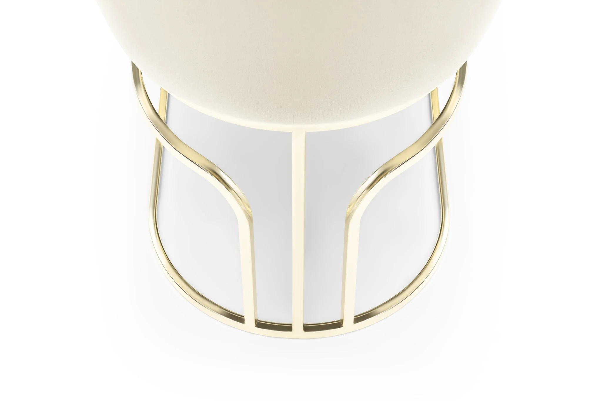 Emrald Gold Legs Beige - 2 Chairs Per Box - Image 7