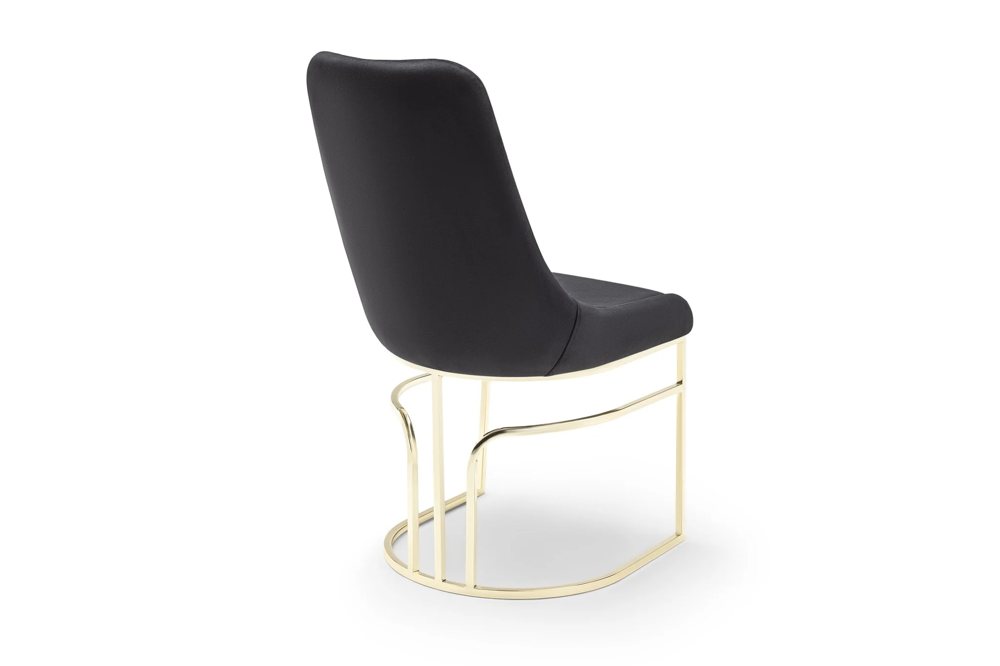 Emrald Gold Legs Black - 2 Chairs Per Box - Image 8