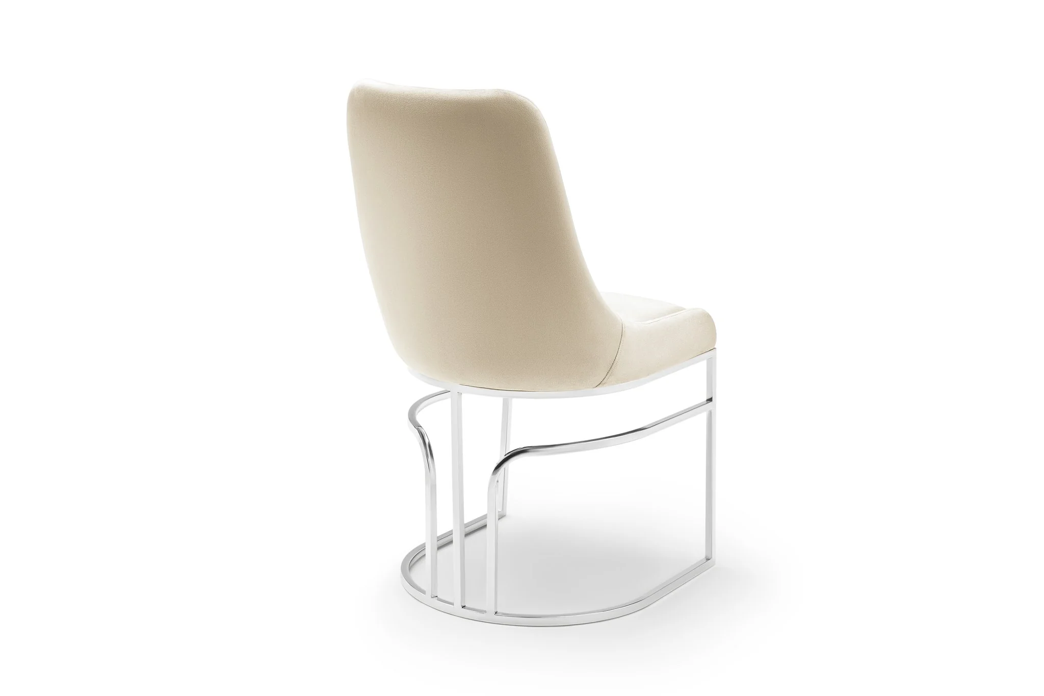 Emrald Steel Legs Beige - 2 Chairs Per Box - Image 5