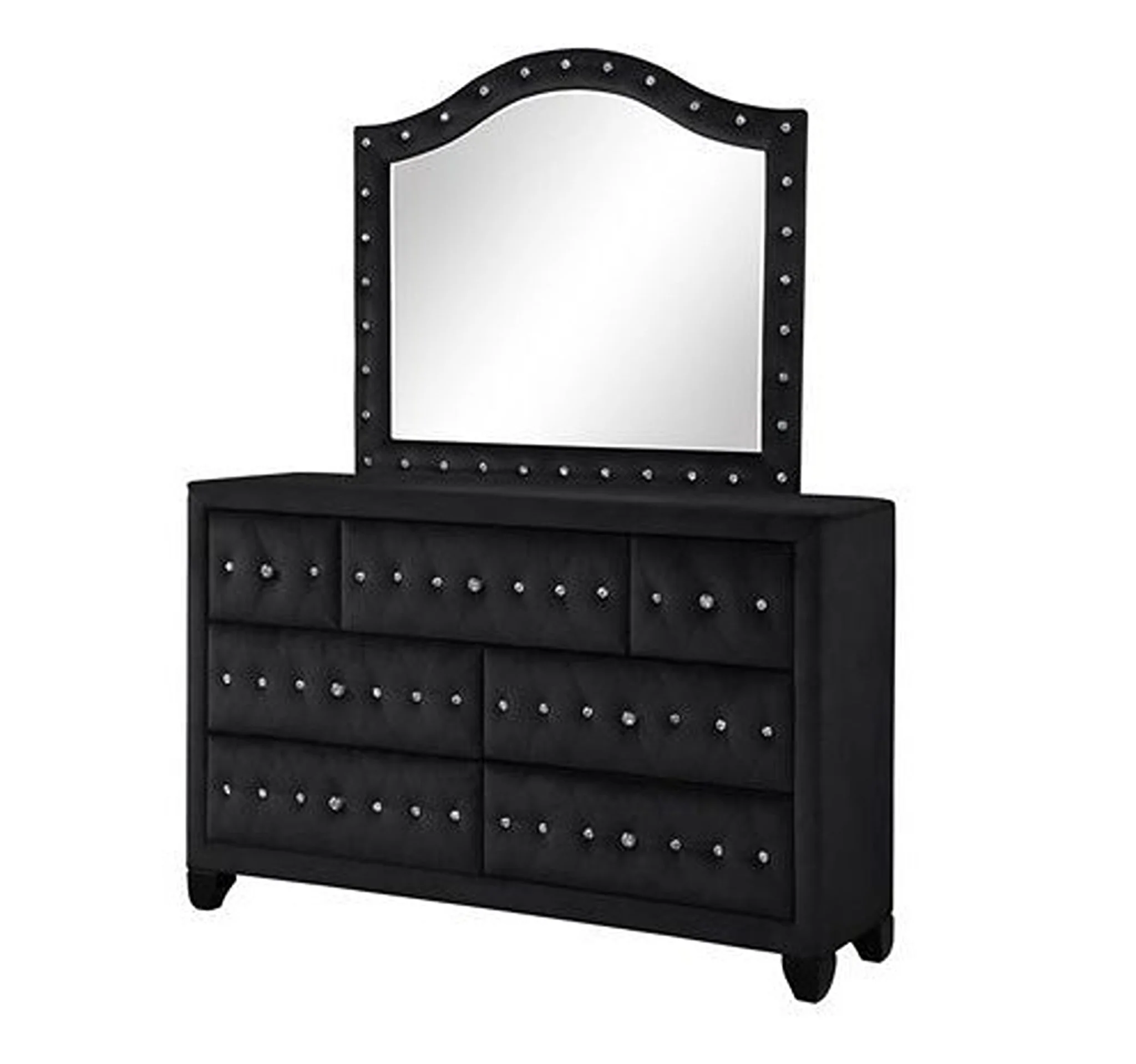 Encore Queen 4PC Bedroom Set Black - Image 13