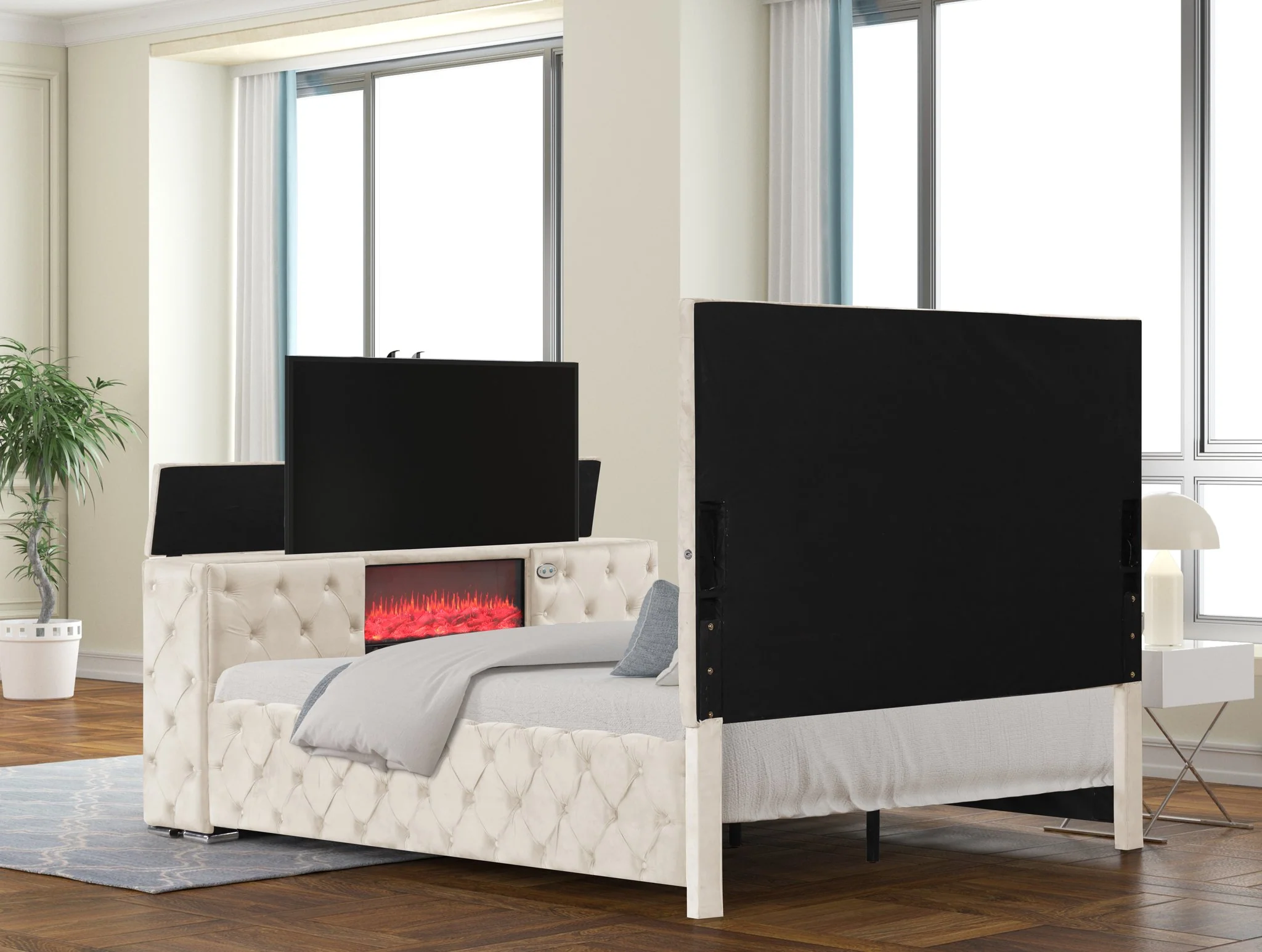 Encore Queen 5PC Bedroom Set Beige - Image 5