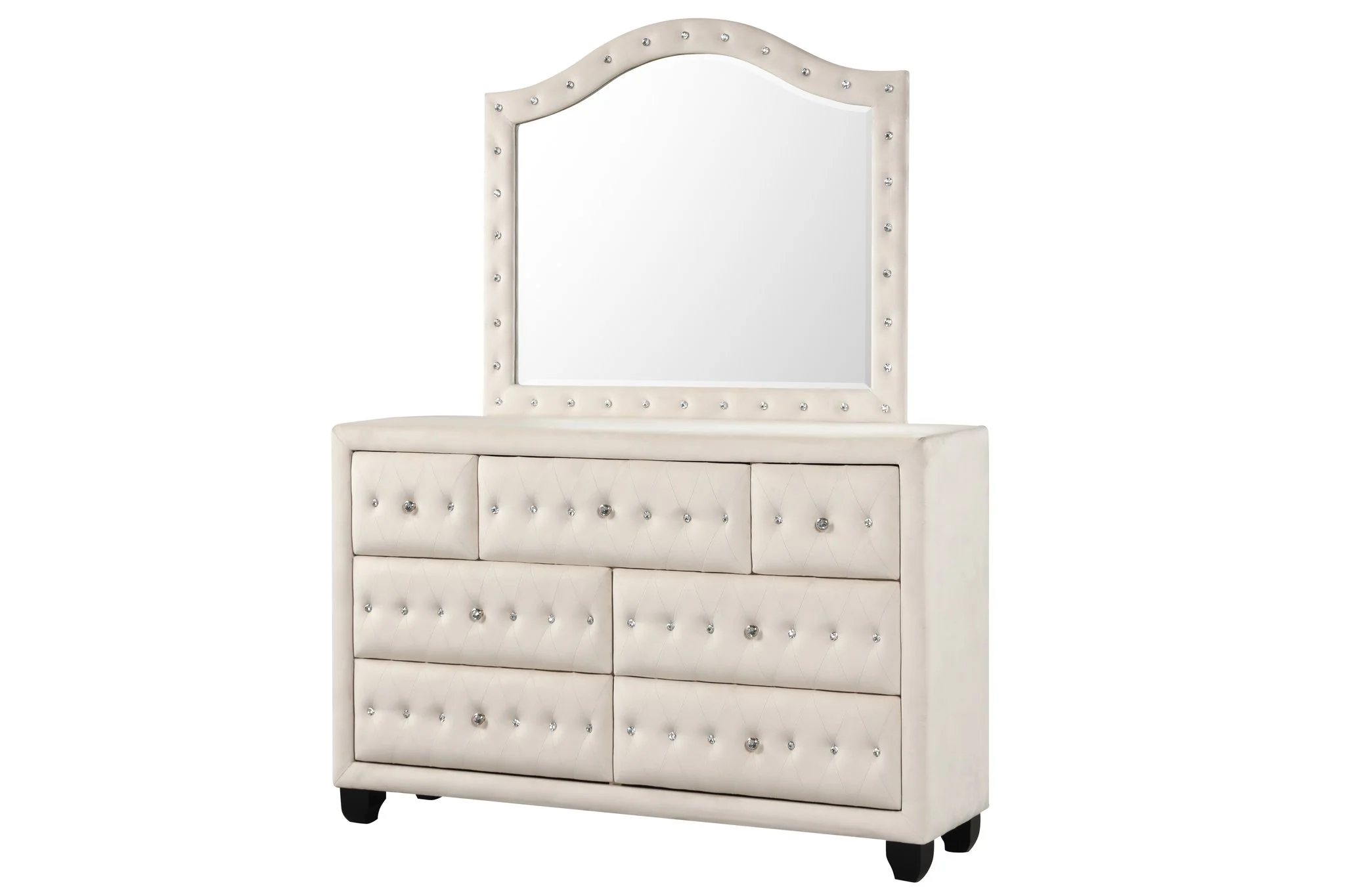 Encore Queen 5PC Bedroom Set Beige - Image 8