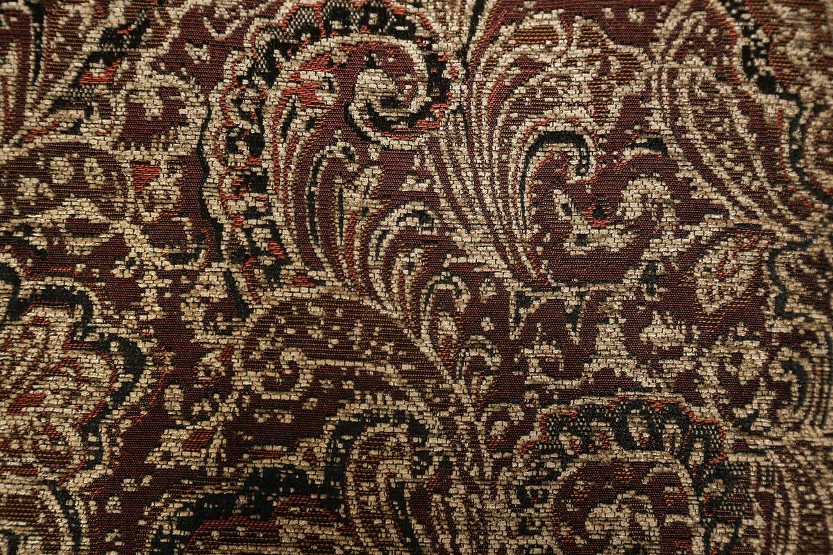 Ensenada Sofa, Dark Cherry/Brown - Image 3