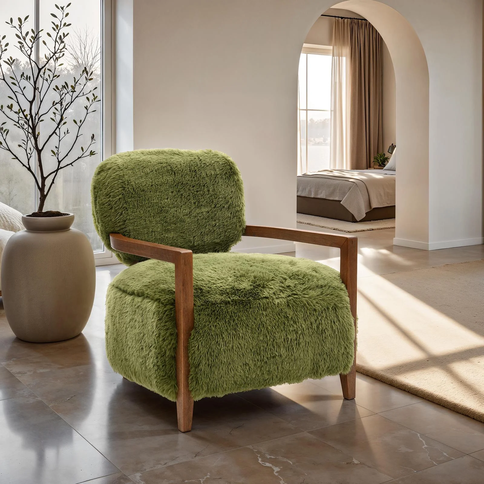Eramo Accent Chair, Green - Image 2