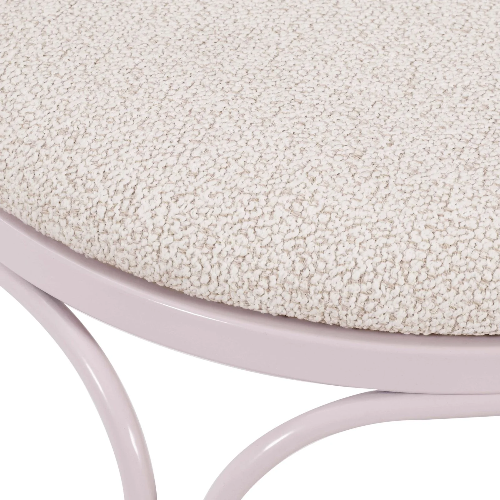 Erica Pink Wrought Iron Outdoor Chair - Image 6