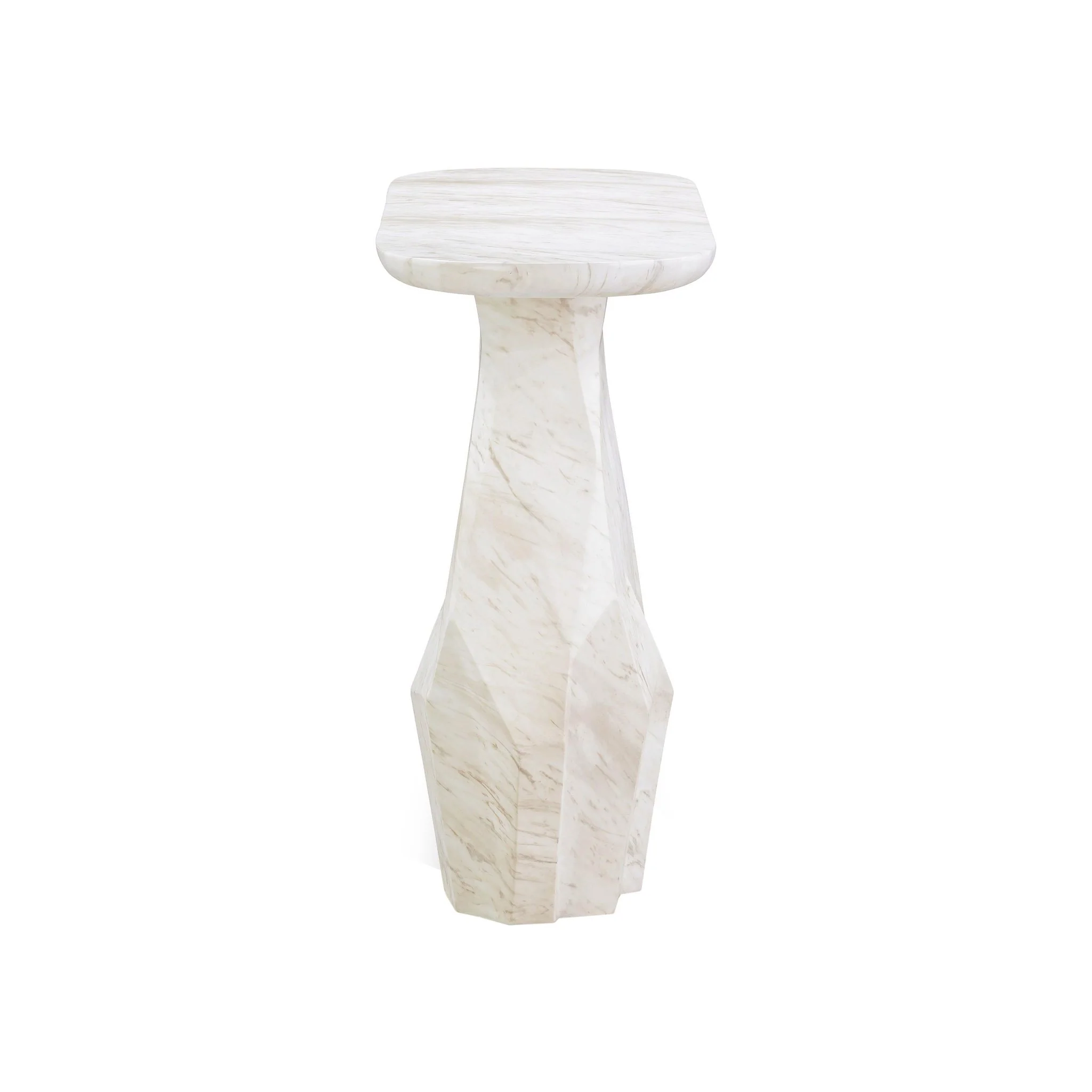Esme Faux Marble Indoor/Outdoor Long Console Table - Image 4