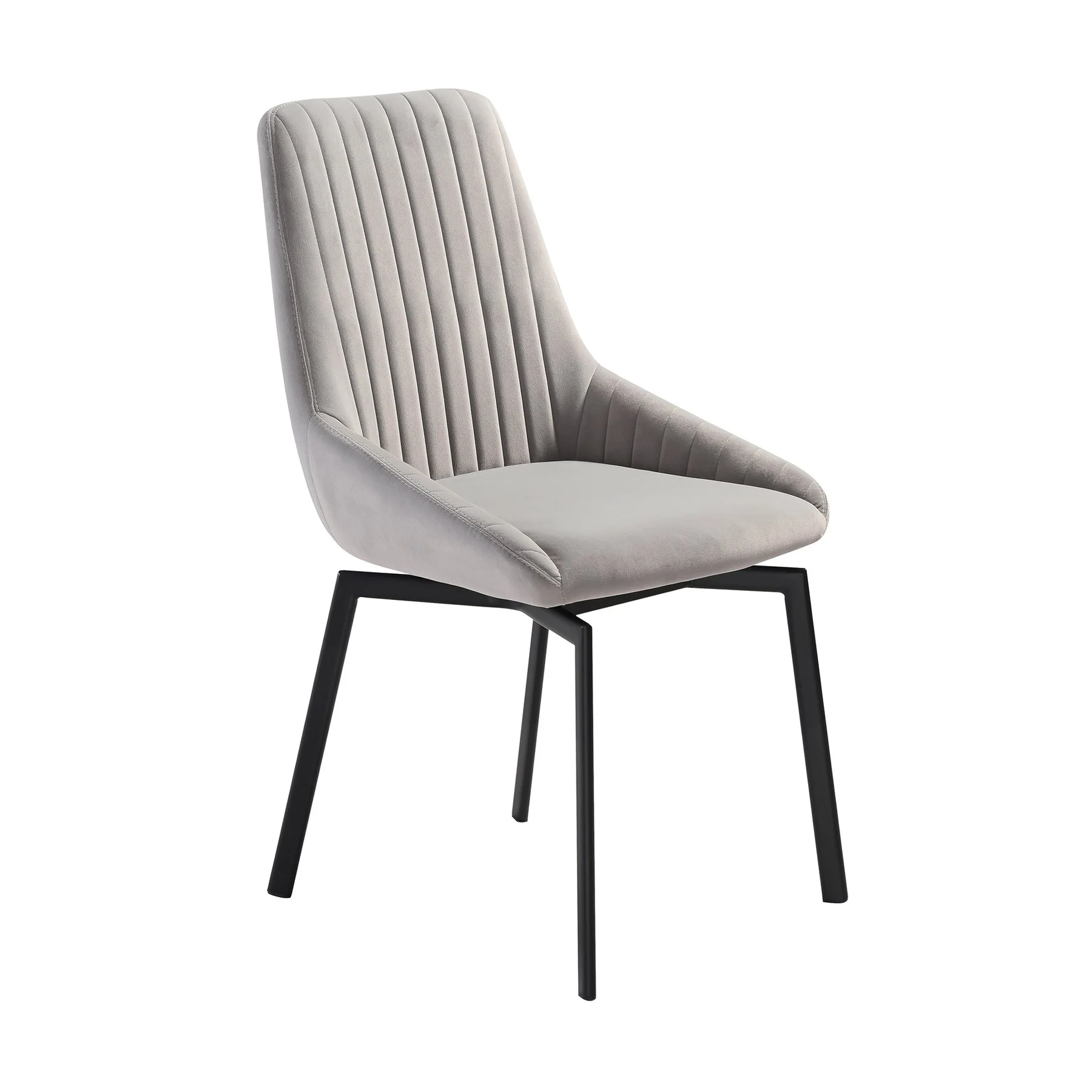 Esme Susie 5 Piece Dining Set with Gray Fabric Chairs - Image 2