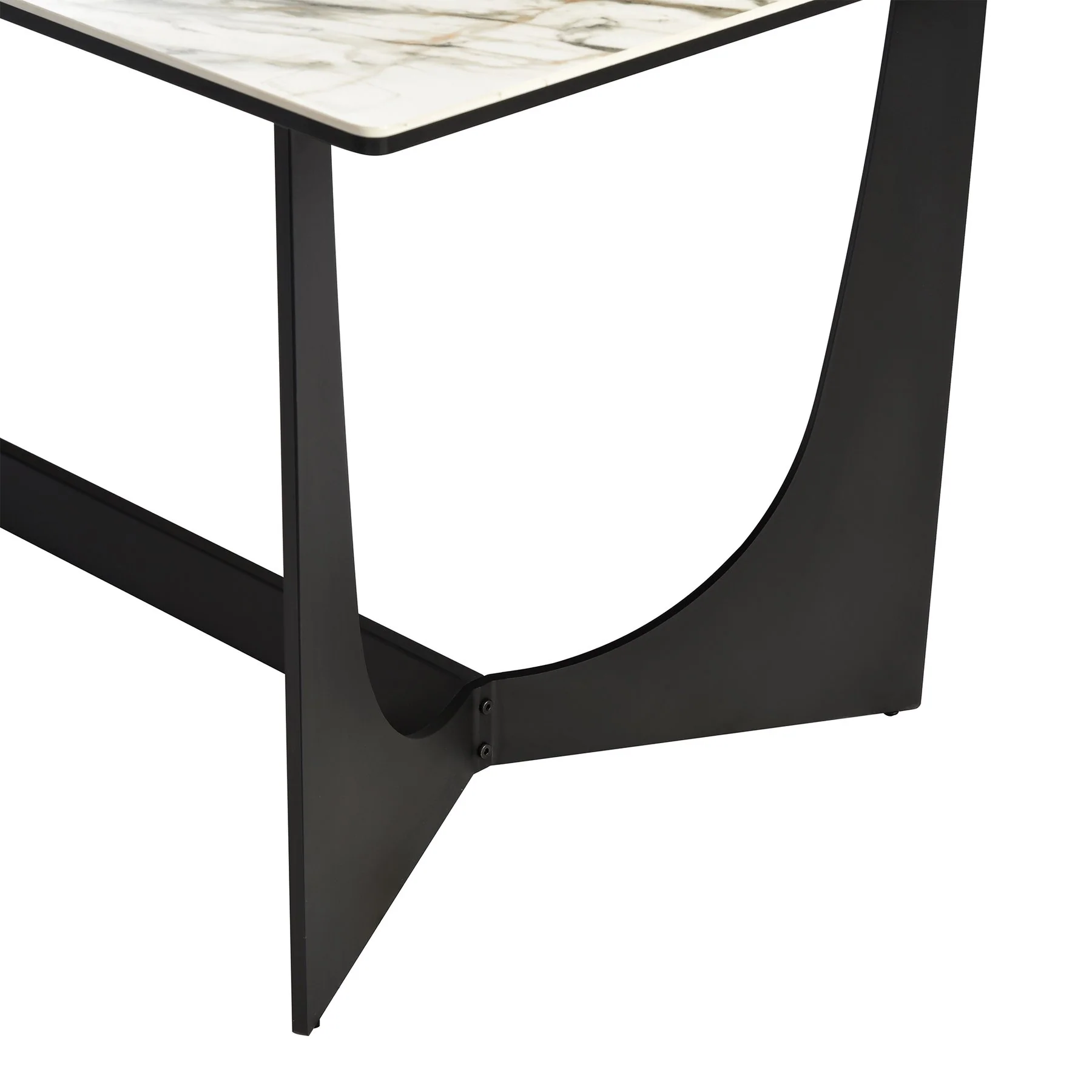 Esme Susie 5 Piece Dining Set with Gray Fabric Chairs - Image 9