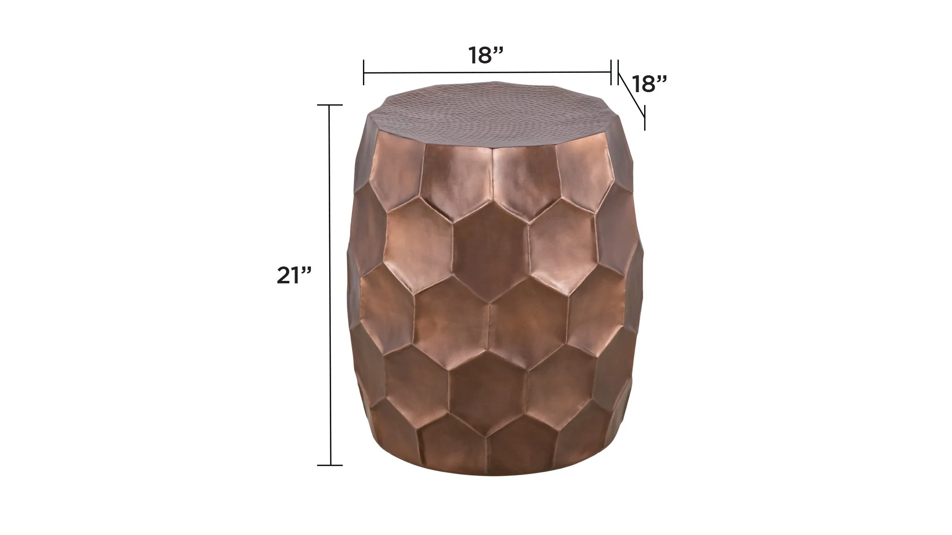 ET-101-45-18 END Table Copper - Image 2