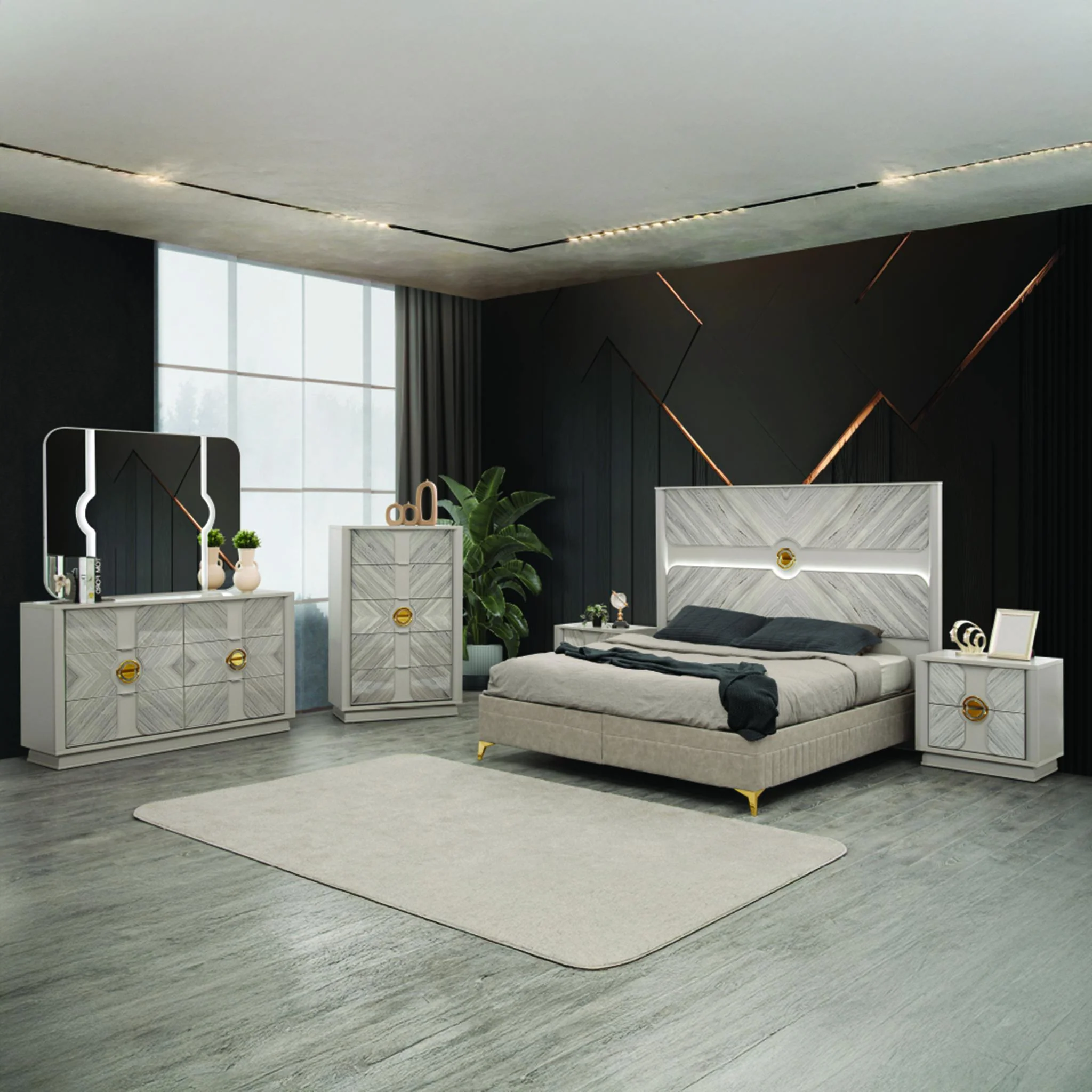 Eternity King 5PC Bedroom Set - Image 15